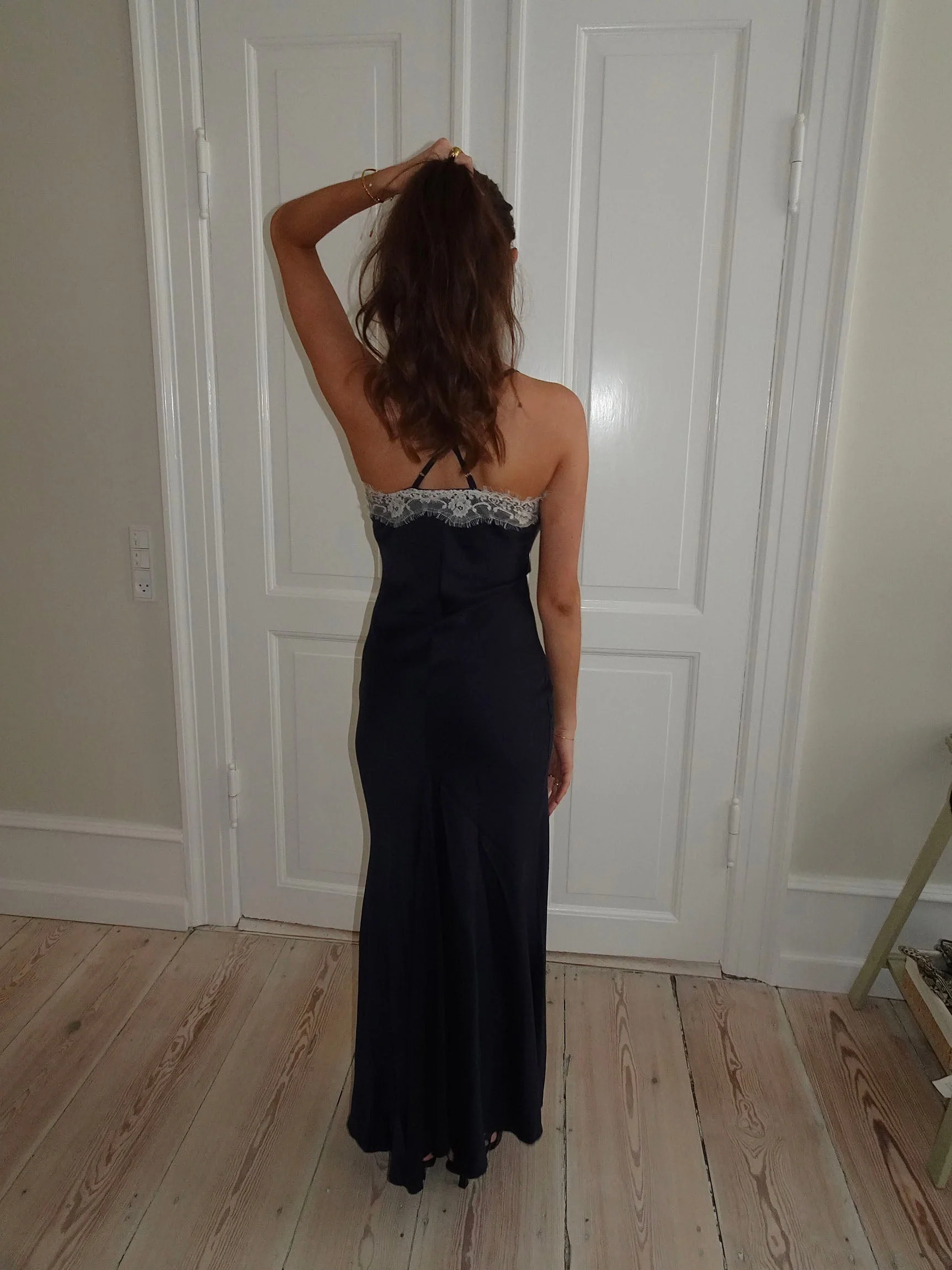 Tena dress with lace details - Navy/white 5 Tena dress with lace details - Navy/white