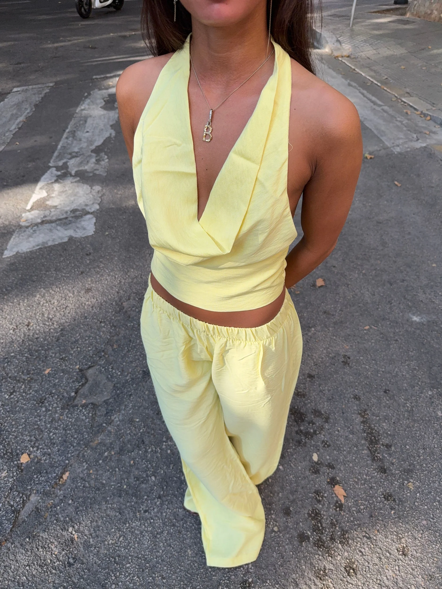 Snuvia halterneck top – Yellow 11 Snuvia halterneck top – Yellow