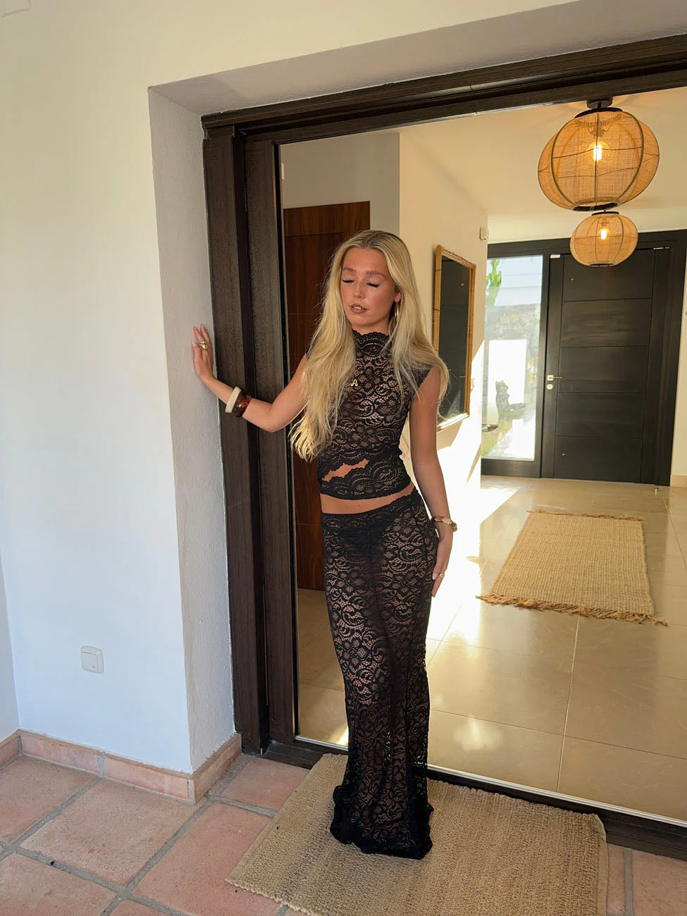 Marisol skirt in lace - Black 11 Marisol skirt in lace - Black