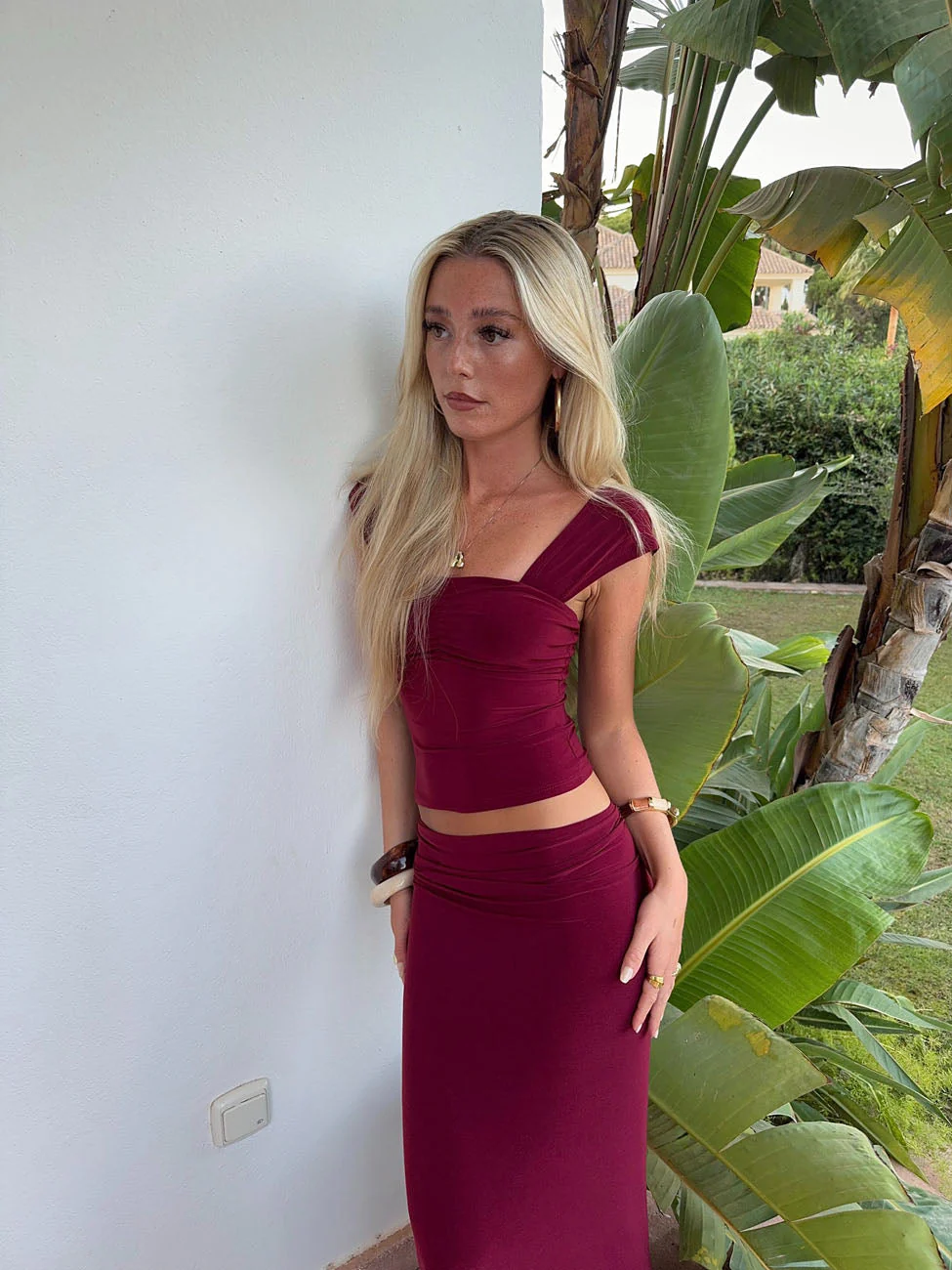 Malia top – Burgundy 3 Malia top – Burgundy