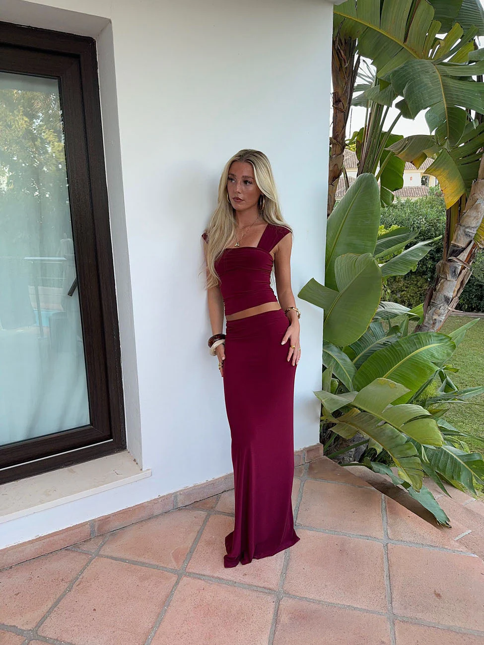 Malia top – Burgundy 6 Malia top – Burgundy