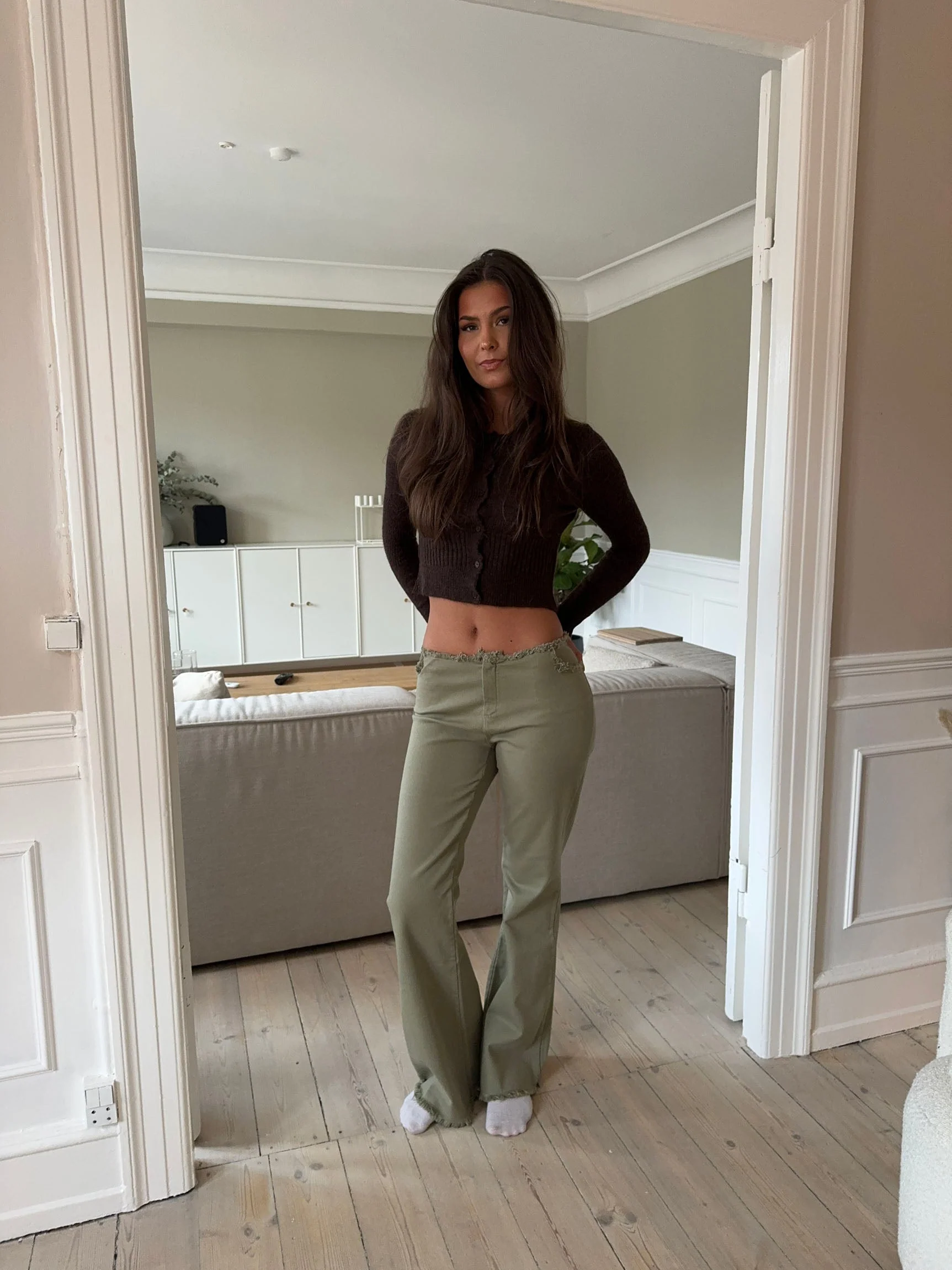 Neola jeans - Khaki 10 Neola jeans - Khaki