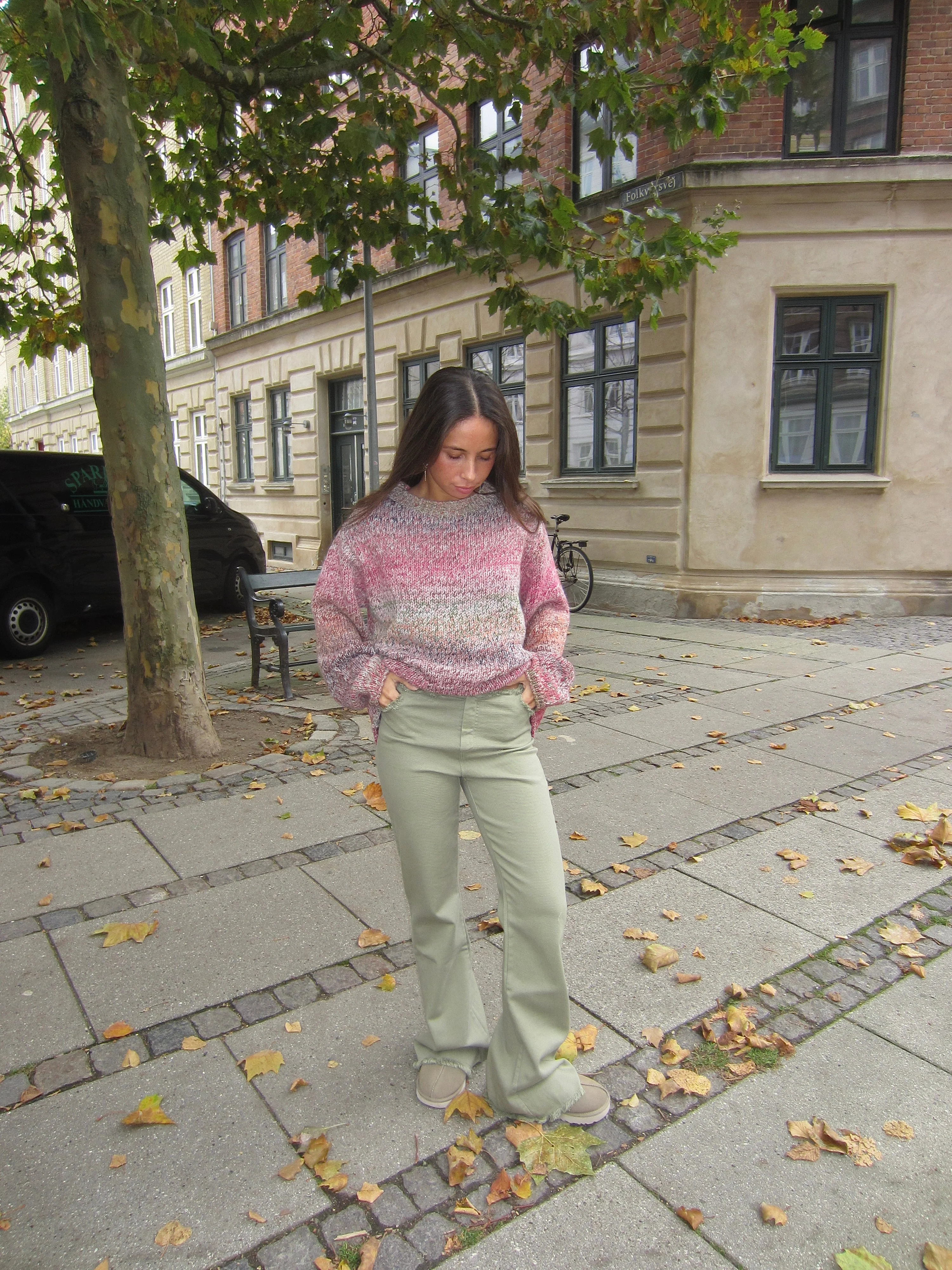 Neola jeans - Khaki 2 Neola jeans - Khaki