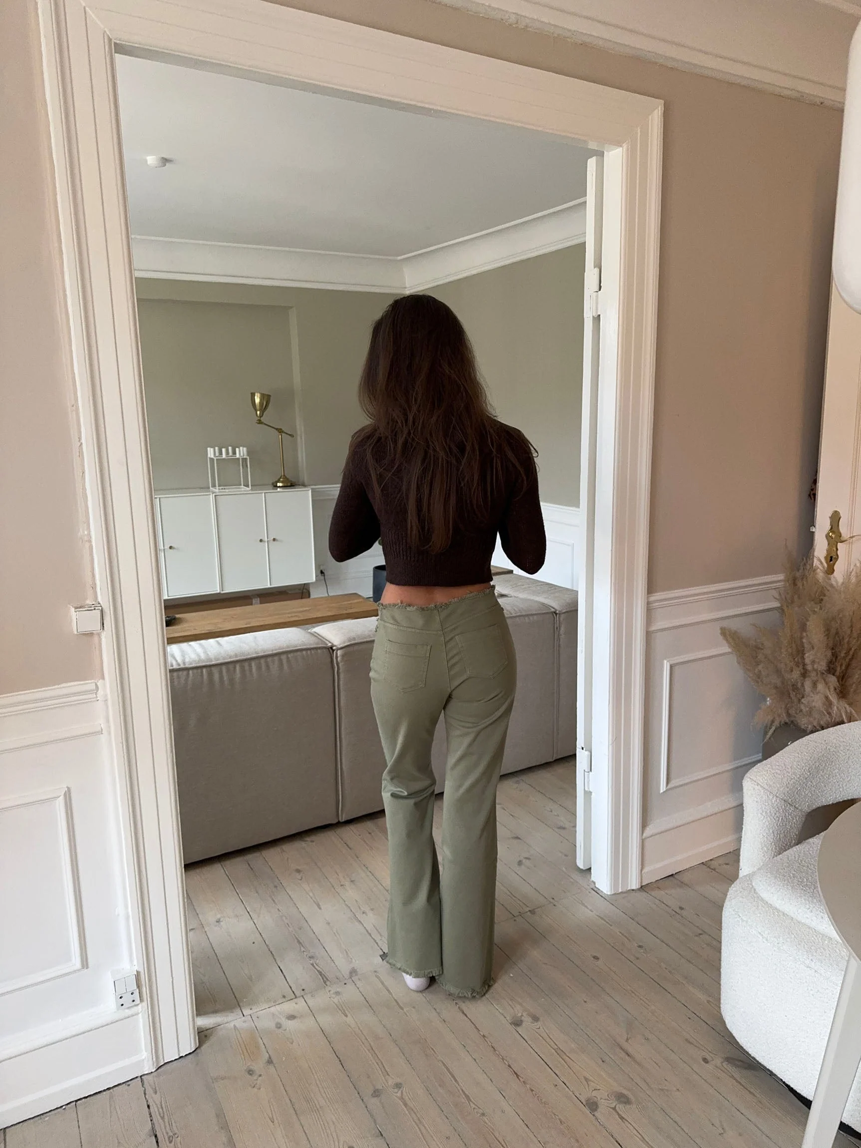 Neola jeans - Khaki 5 Neola jeans - Khaki