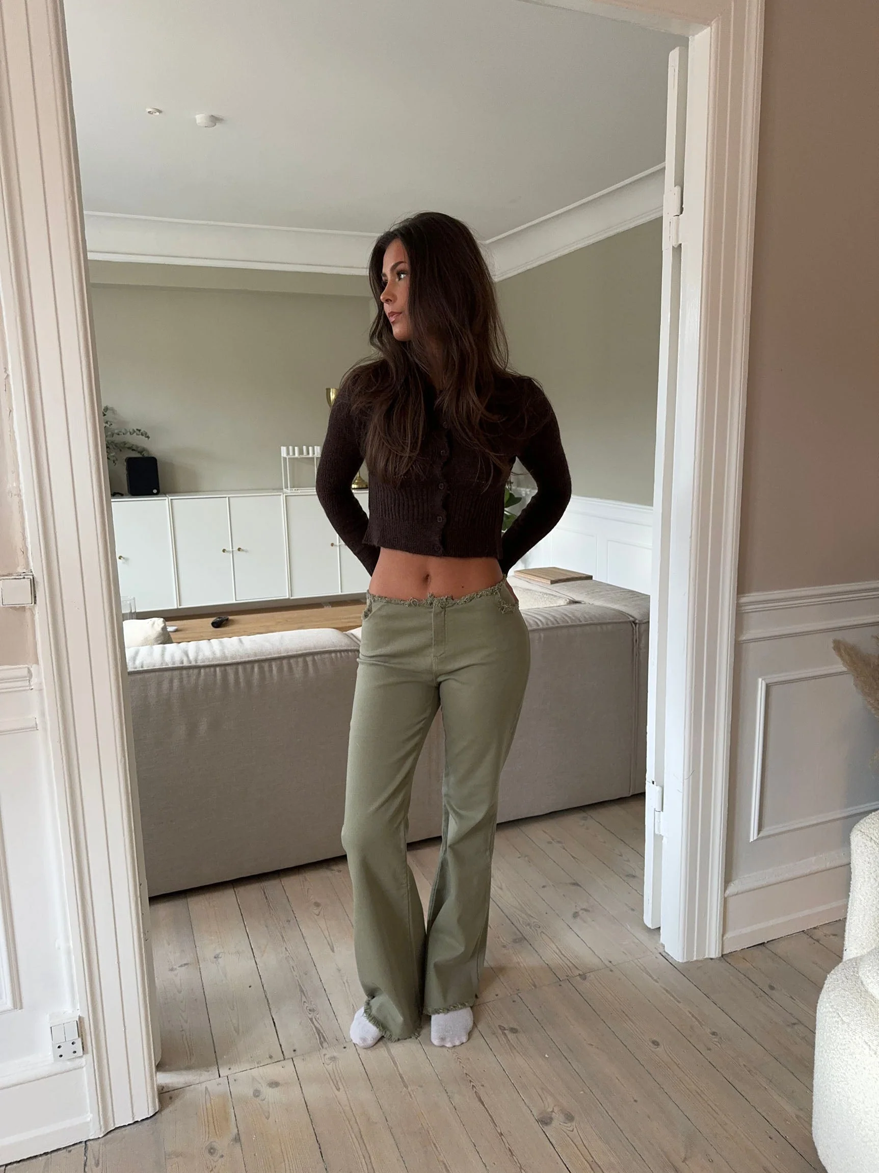 Neola jeans - Khaki 8 Neola jeans - Khaki