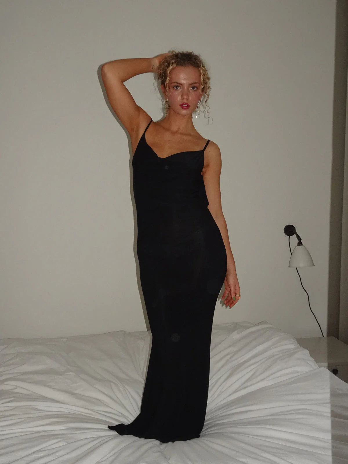 Marajana dress with deep lace back - Black 5 Marajana dress with deep lace back - Black