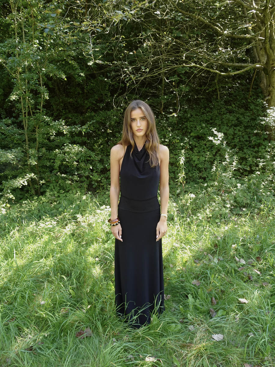 Skyla maxi dress with open back - Black 9 Skyla maxi dress with open back - Black