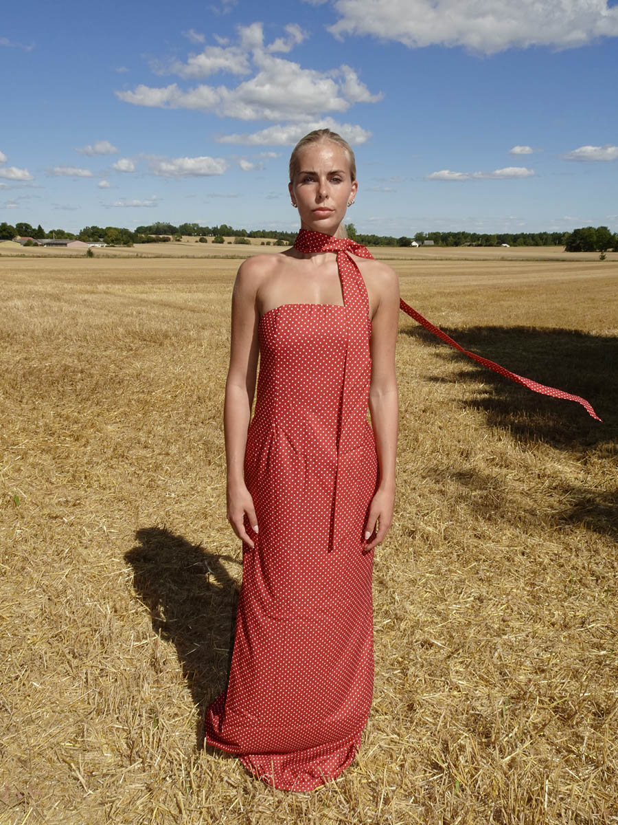 Taia maxi dress - Red 3 Taia maxi dress - Red