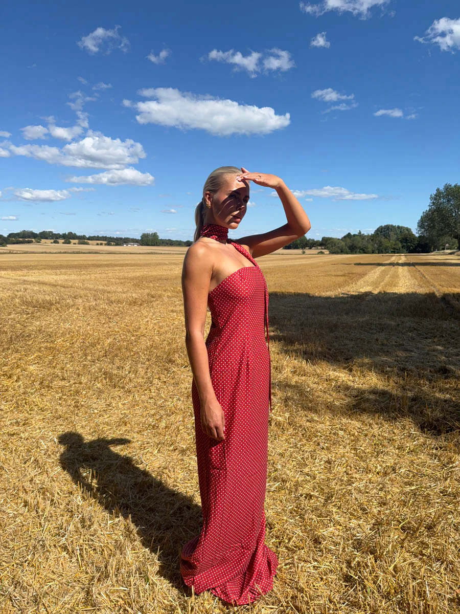 Taia maxi dress - Red 5 Taia maxi dress - Red