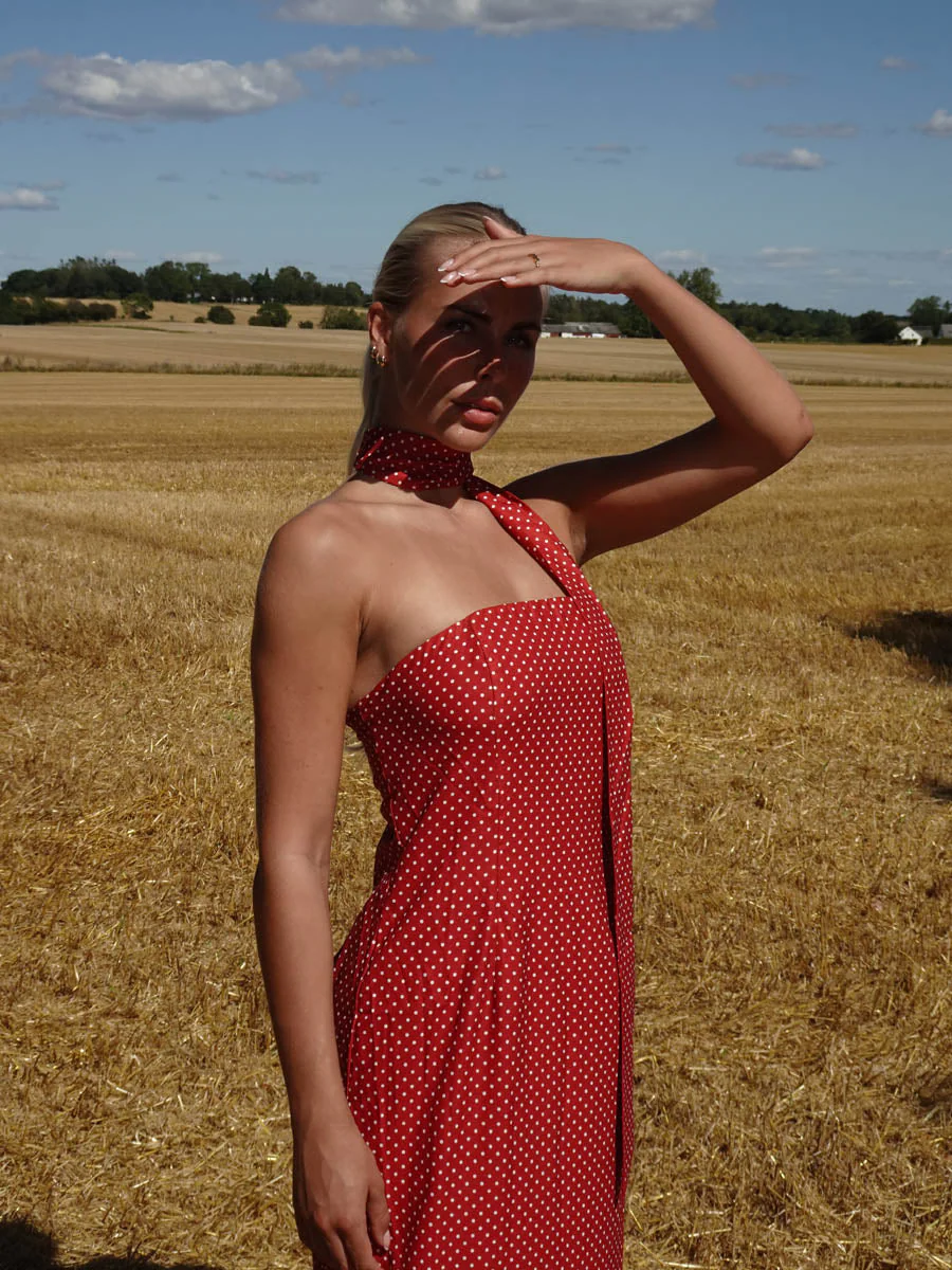 Taia maxi dress - Red 9 Taia maxi dress - Red