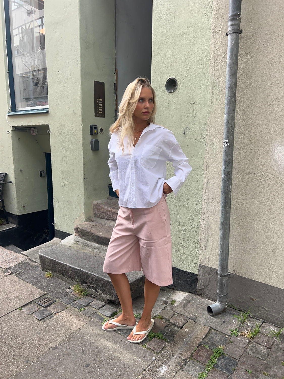 Nayaly bermuda shorts - Pink 12 Nayaly bermuda shorts - Pink