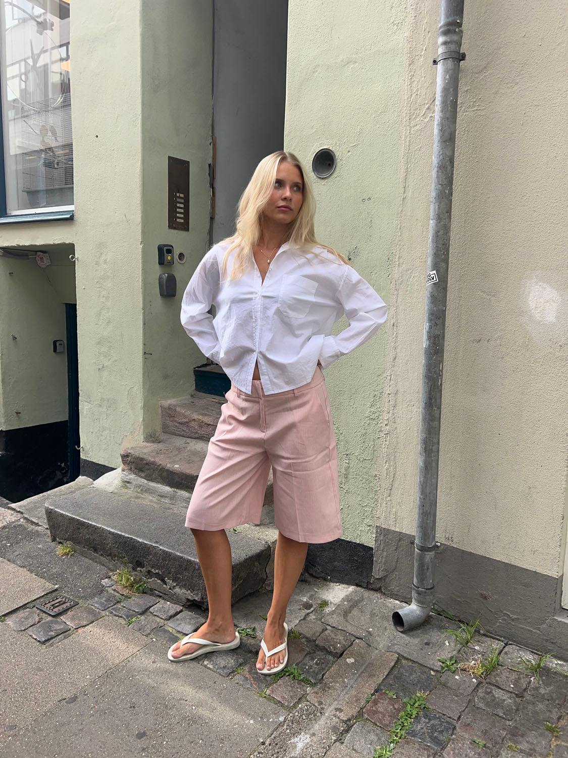 Nayaly bermuda shorts - Pink 2 Nayaly bermuda shorts - Pink