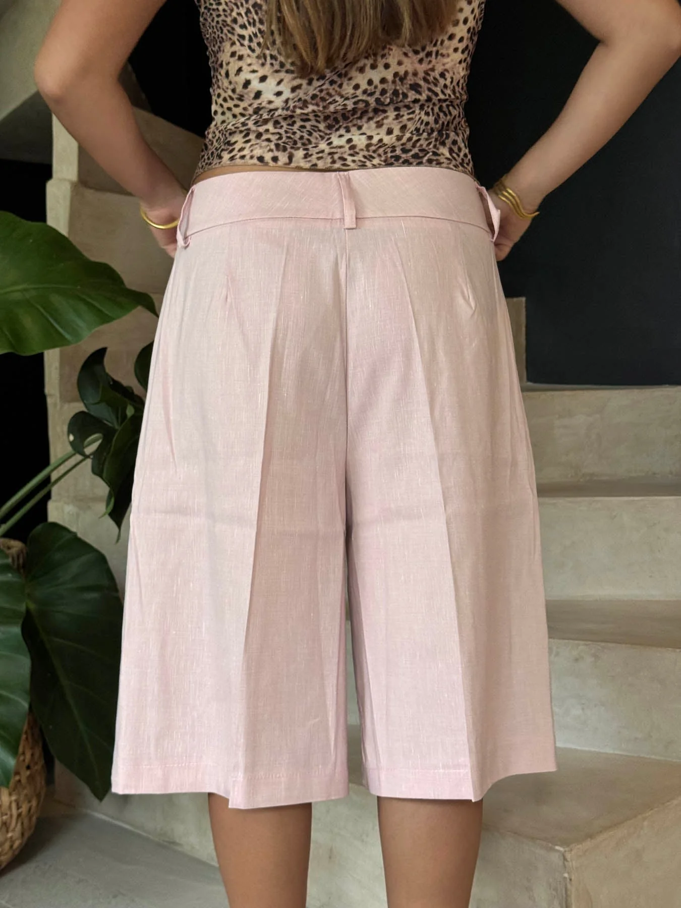 Nayaly bermuda shorts - Pink 7 Nayaly bermuda shorts - Pink