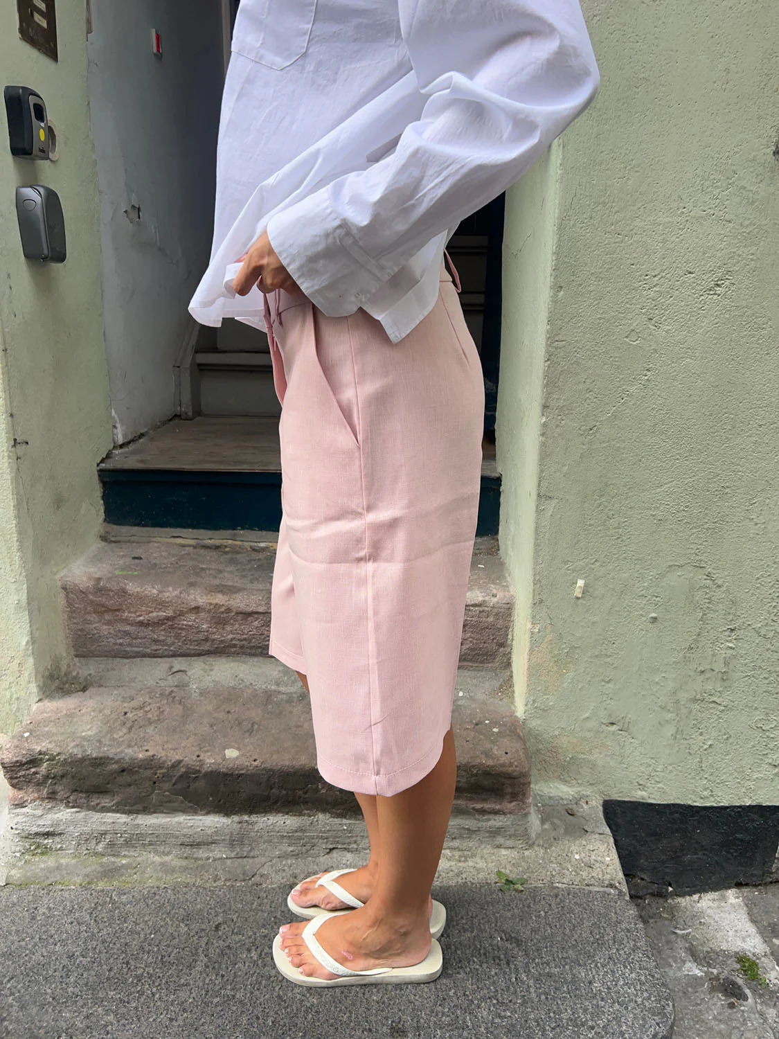 Nayaly bermuda shorts - Pink 9 Nayaly bermuda shorts - Pink