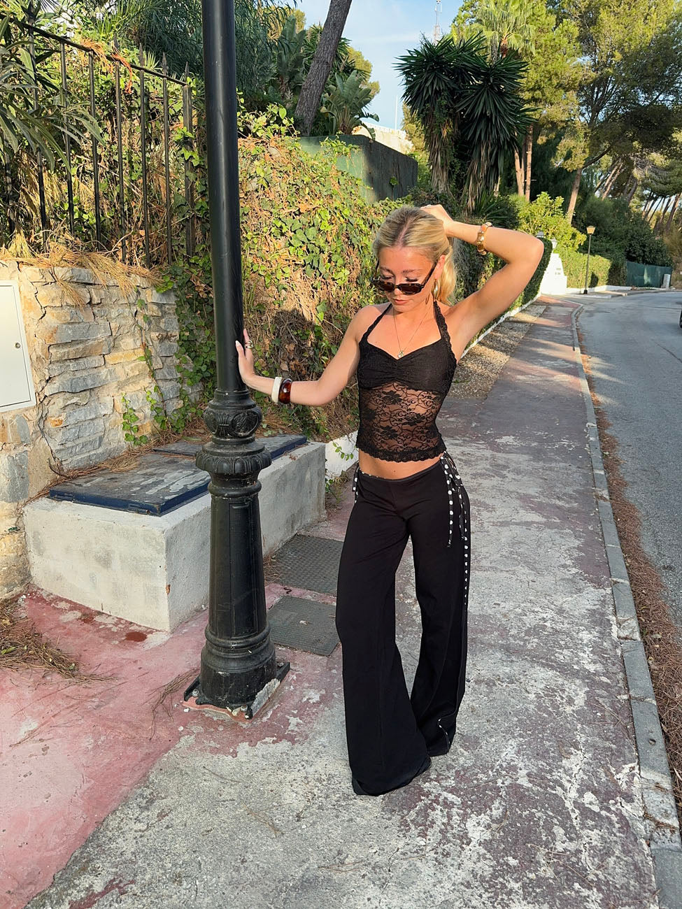 Nicola halterneck top - Black 5 Nicola halterneck top - Black