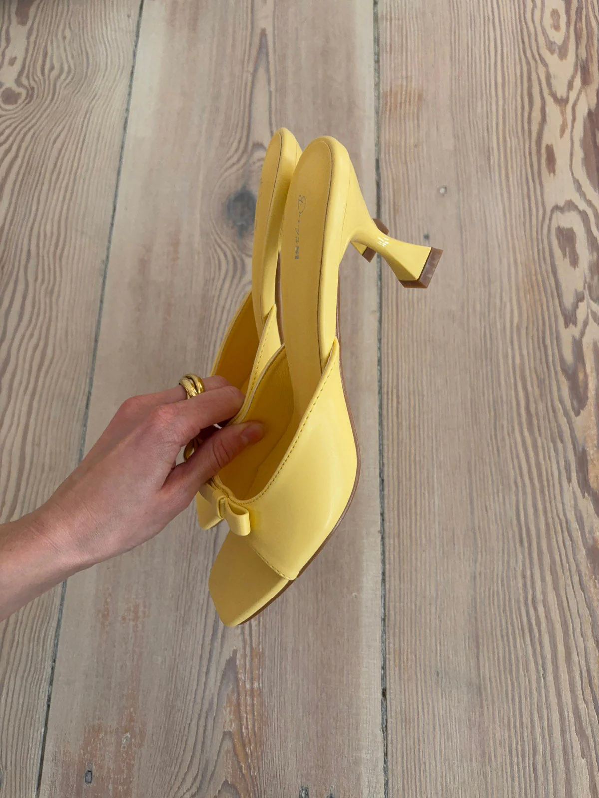 Pastella mules with bow - Light yellow 10 Pastella mules with bow - Light yellow