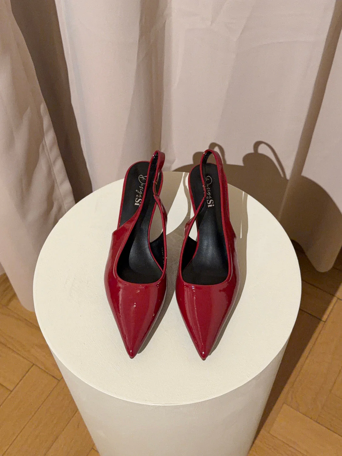 Robin slingback mules – Red 3 Robin slingback mules – Red