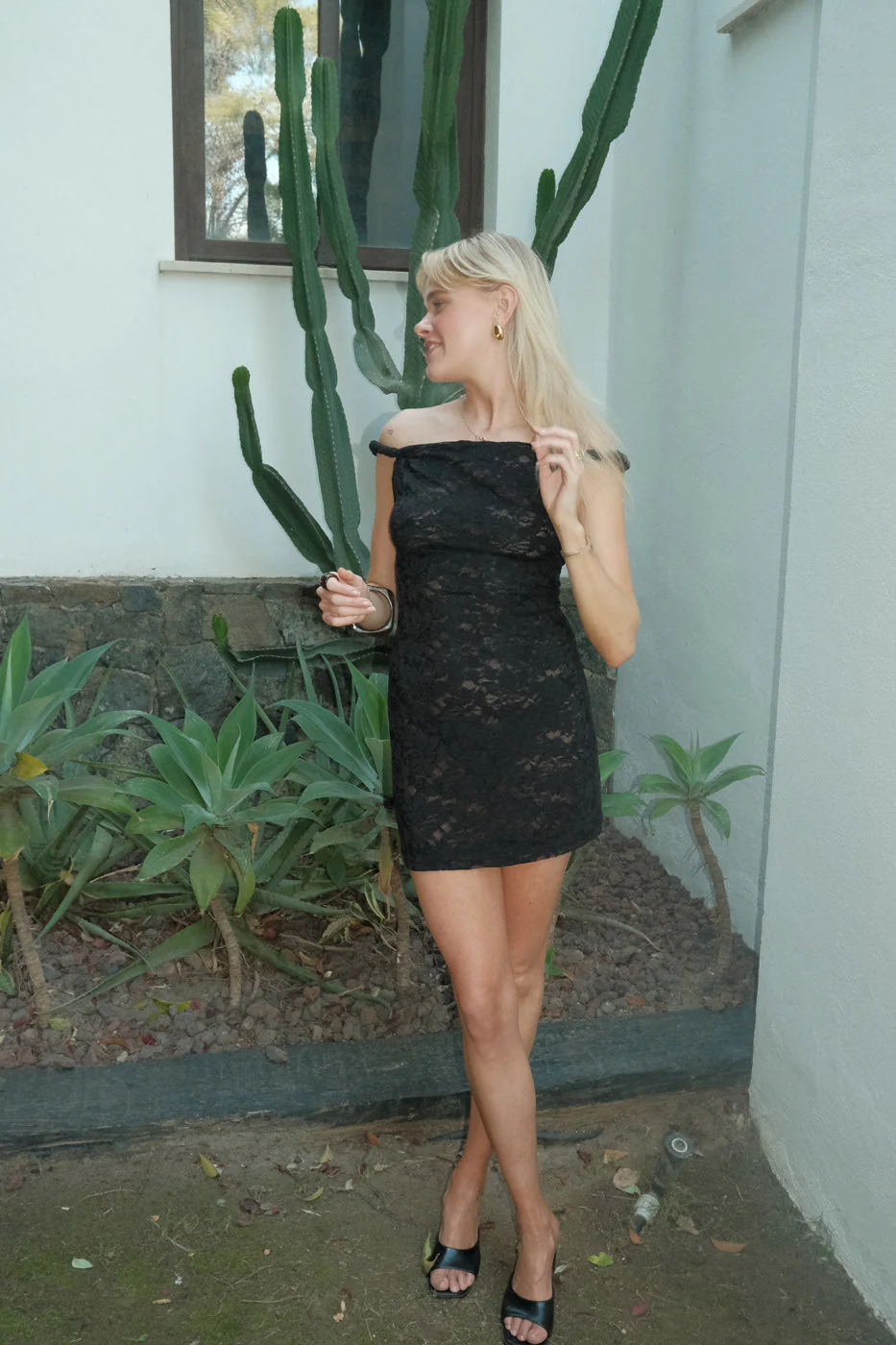 Rhina lace dress - Black 4 Rhina lace dress - Black