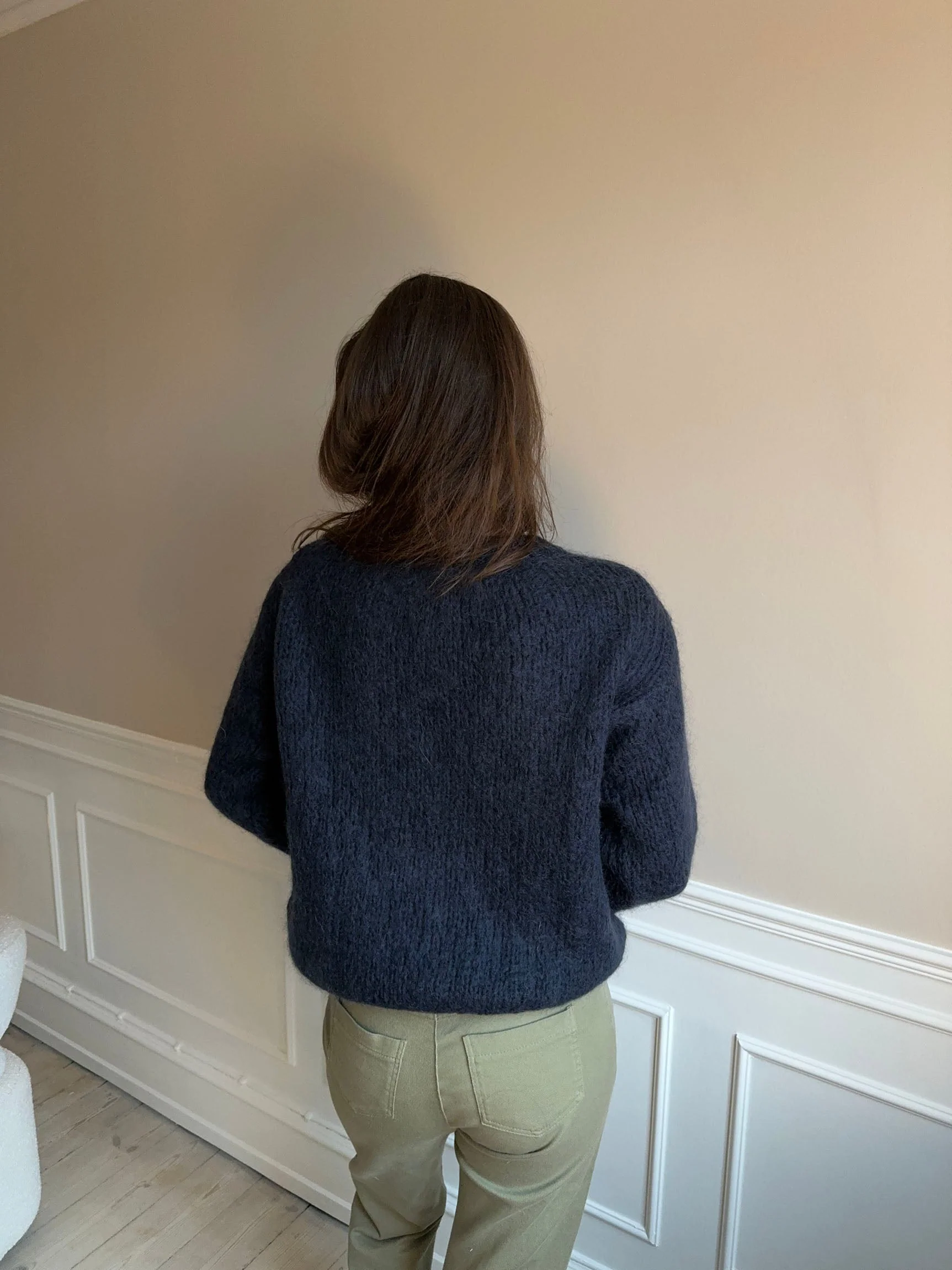 Genevieve oversized knit - Navy 14 Genevieve oversized knit - Navy