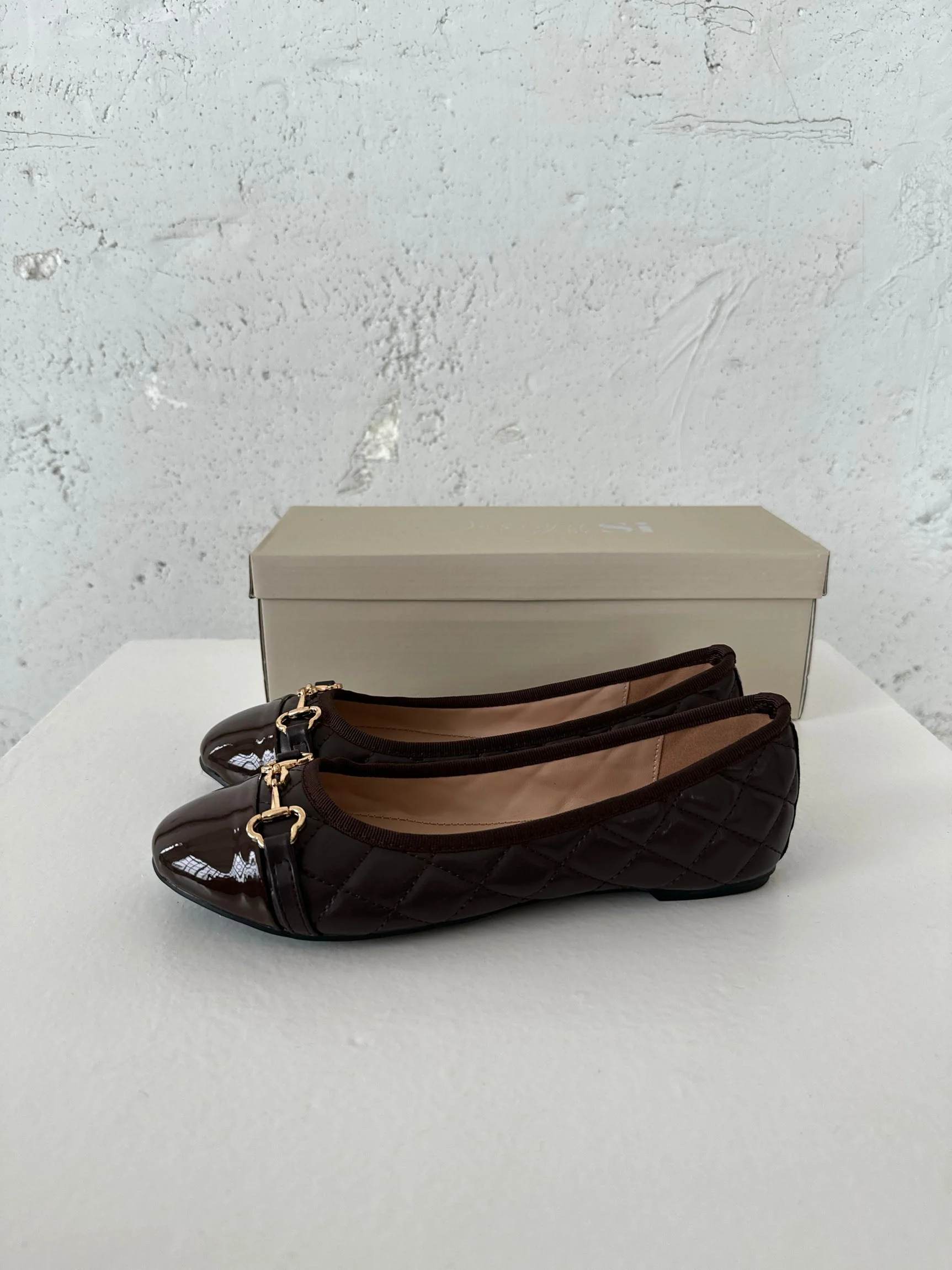 Ronda ballet flats with pattern - Brown 5 Ronda ballet flats with pattern - Brown