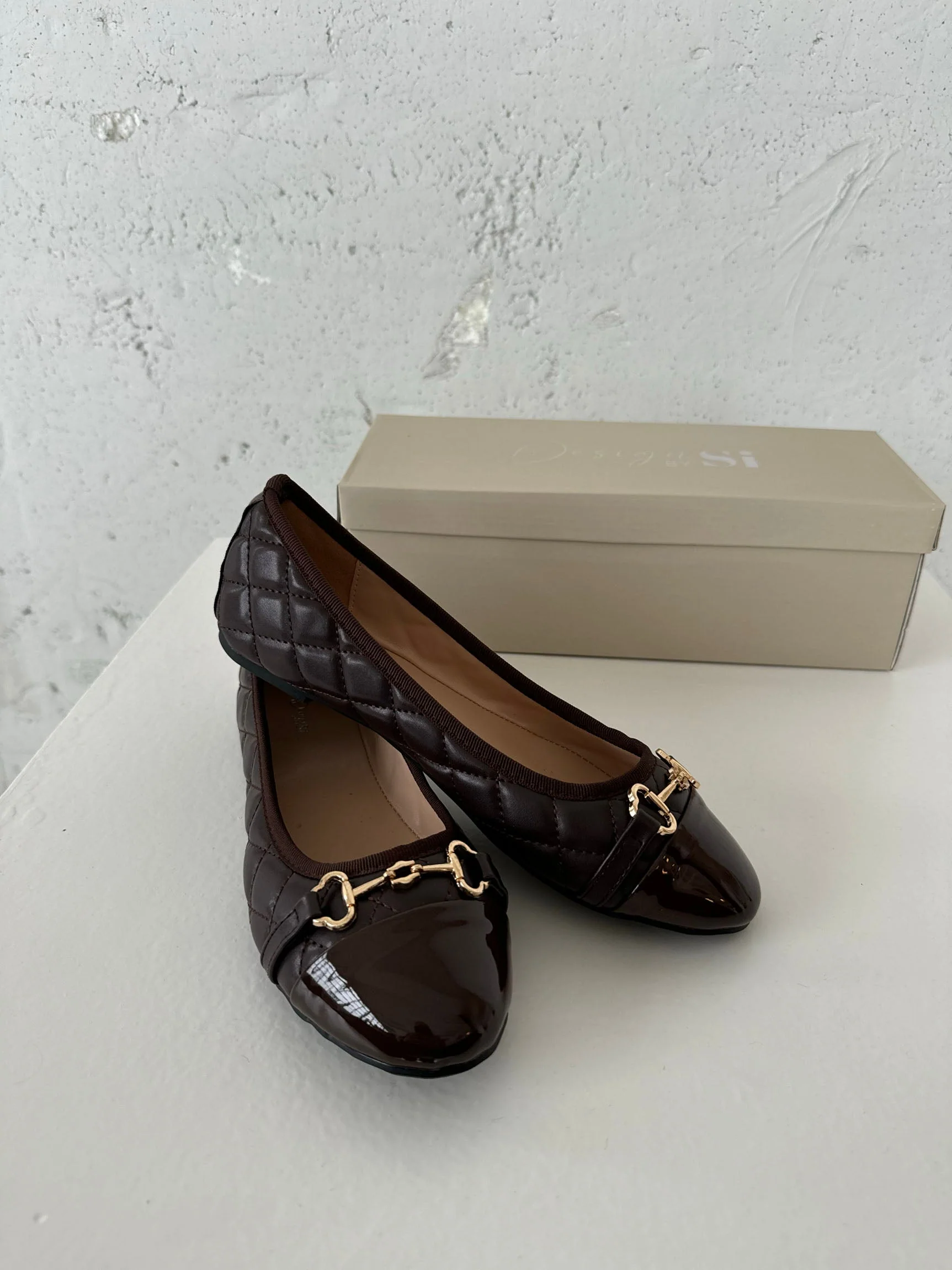 Ronda ballet flats with pattern - Brown 7 Ronda ballet flats with pattern - Brown
