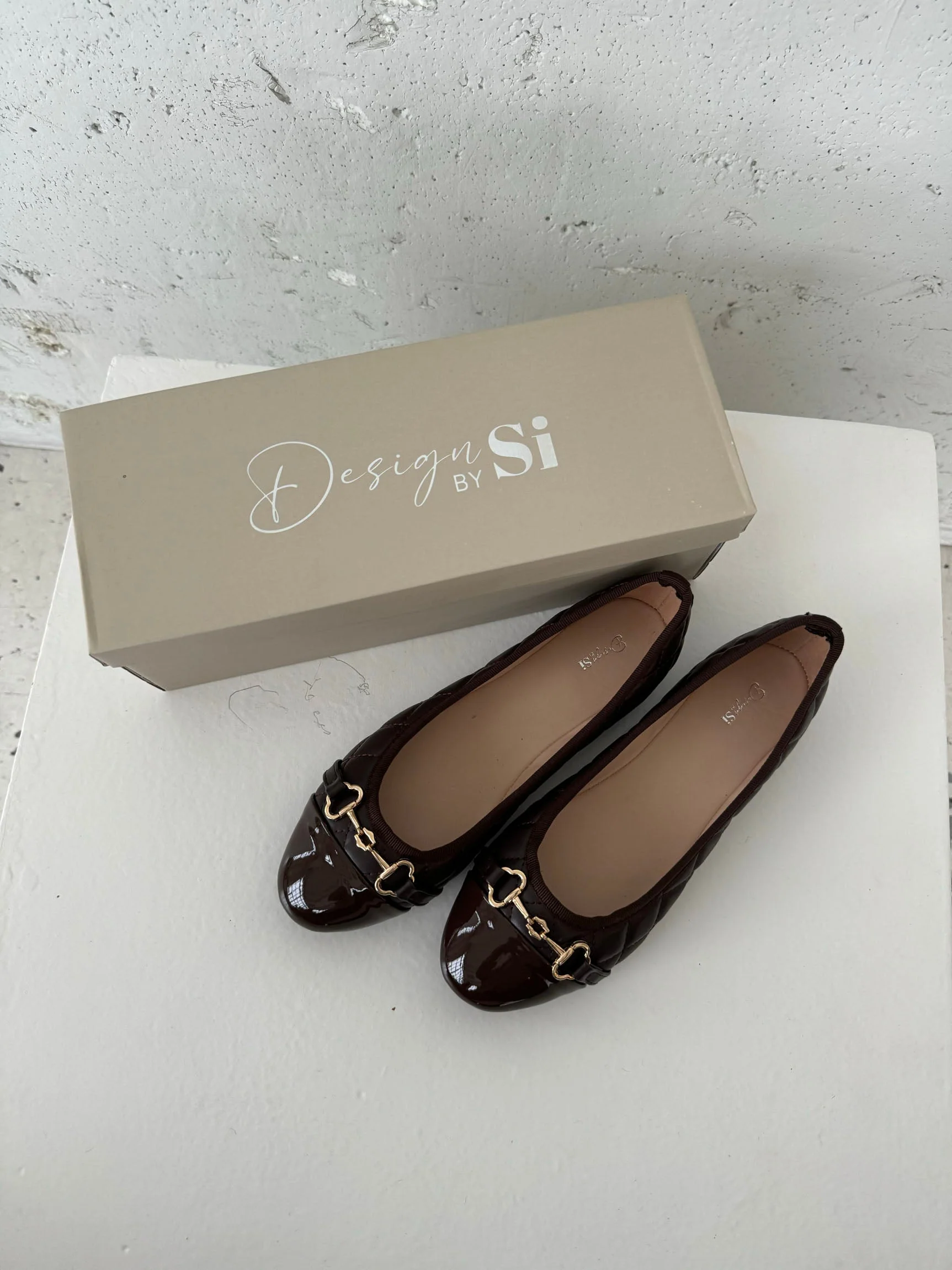 Ronda ballet flats with pattern - Brown 8 Ronda ballet flats with pattern - Brown