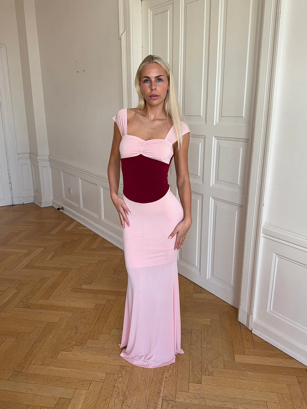Rosa dress - Pink/red 1 Rosa dress - Pink/red