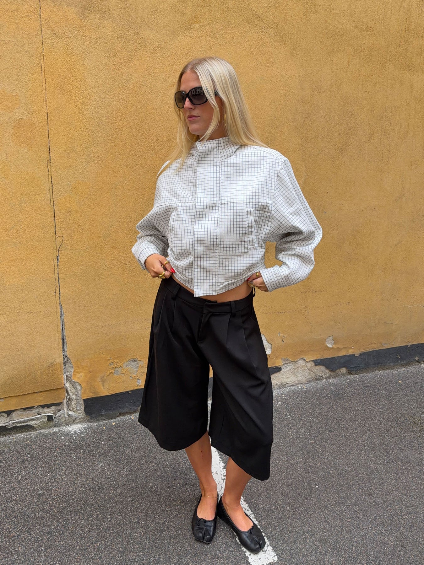 Scandivv jacket with checkers - White 4 Scandivv jacket with checkers - White