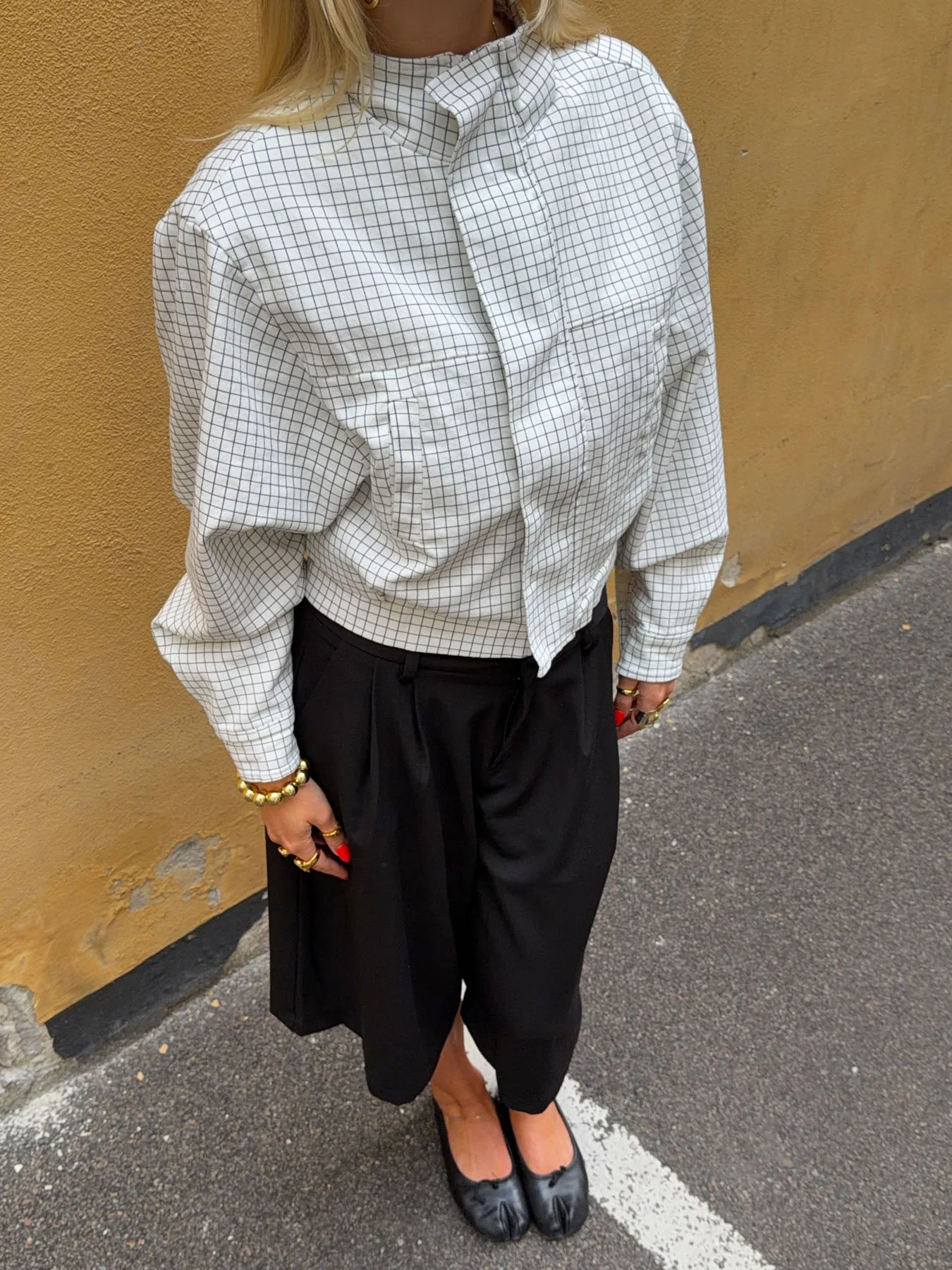 Scandivv jacket with checkers - White 5 Scandivv jacket with checkers - White