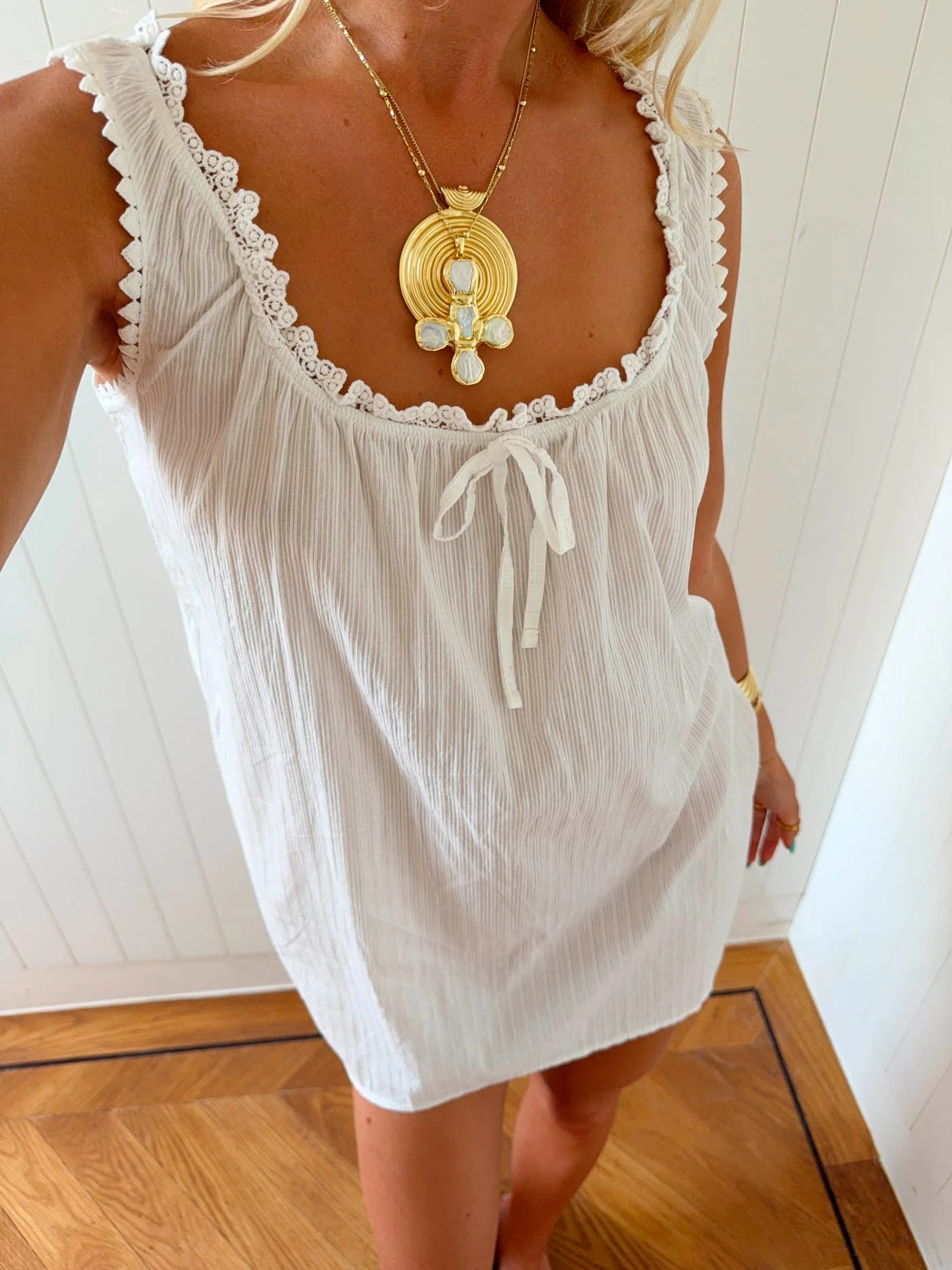 Scandivv mini dress with ruffle details - White 15 Scandivv mini dress with ruffle details - White