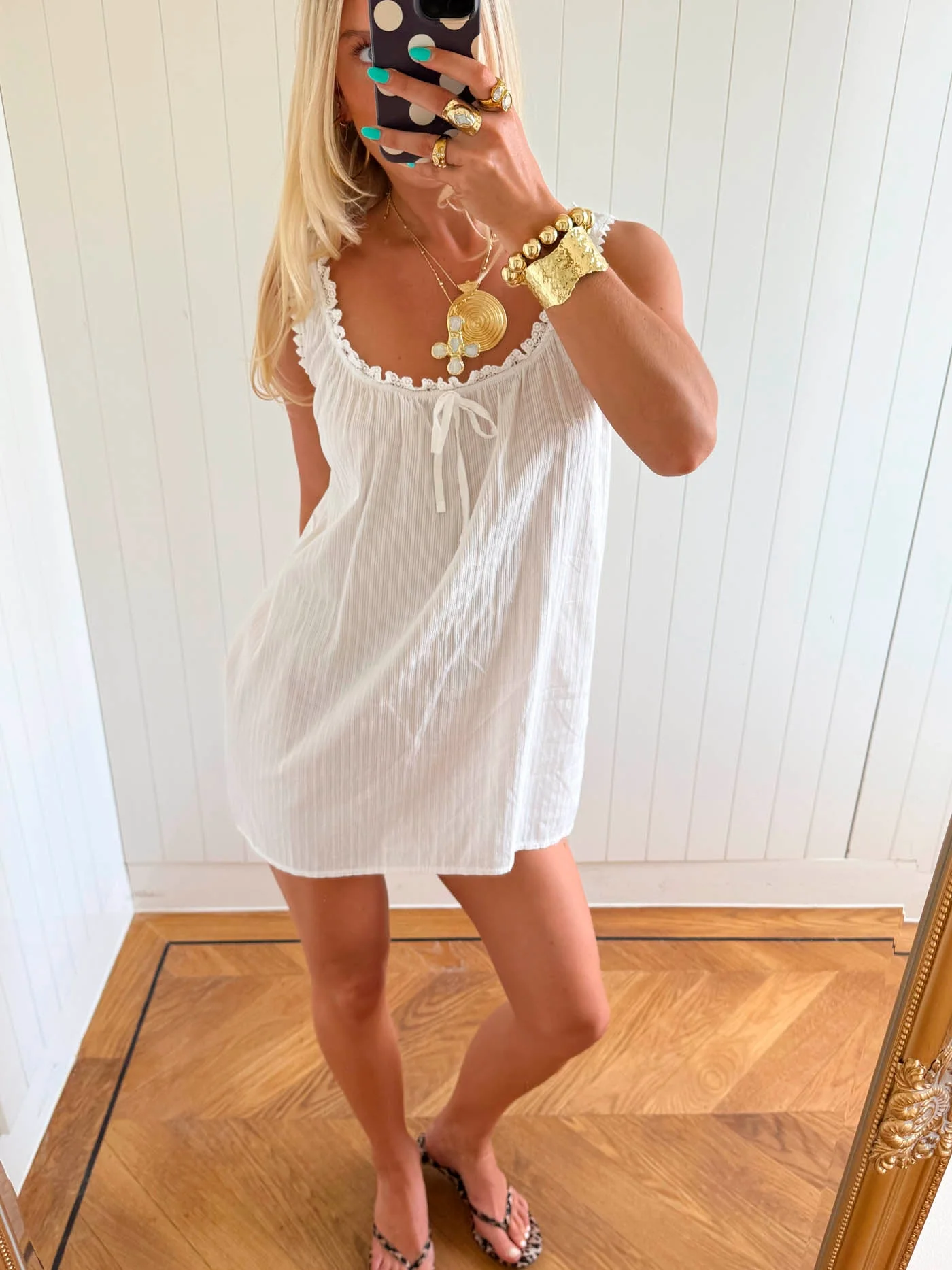 Scandivv mini dress with ruffle details - White 5 Scandivv mini dress with ruffle details - White