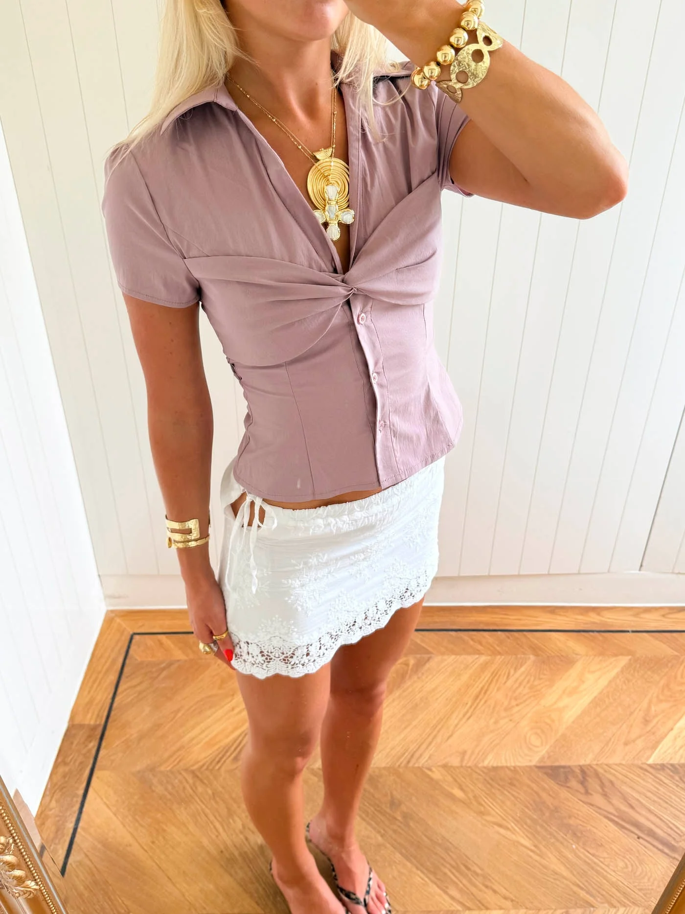 Scandivv shirt with details - Purple 9 Scandivv shirt with details - Purple