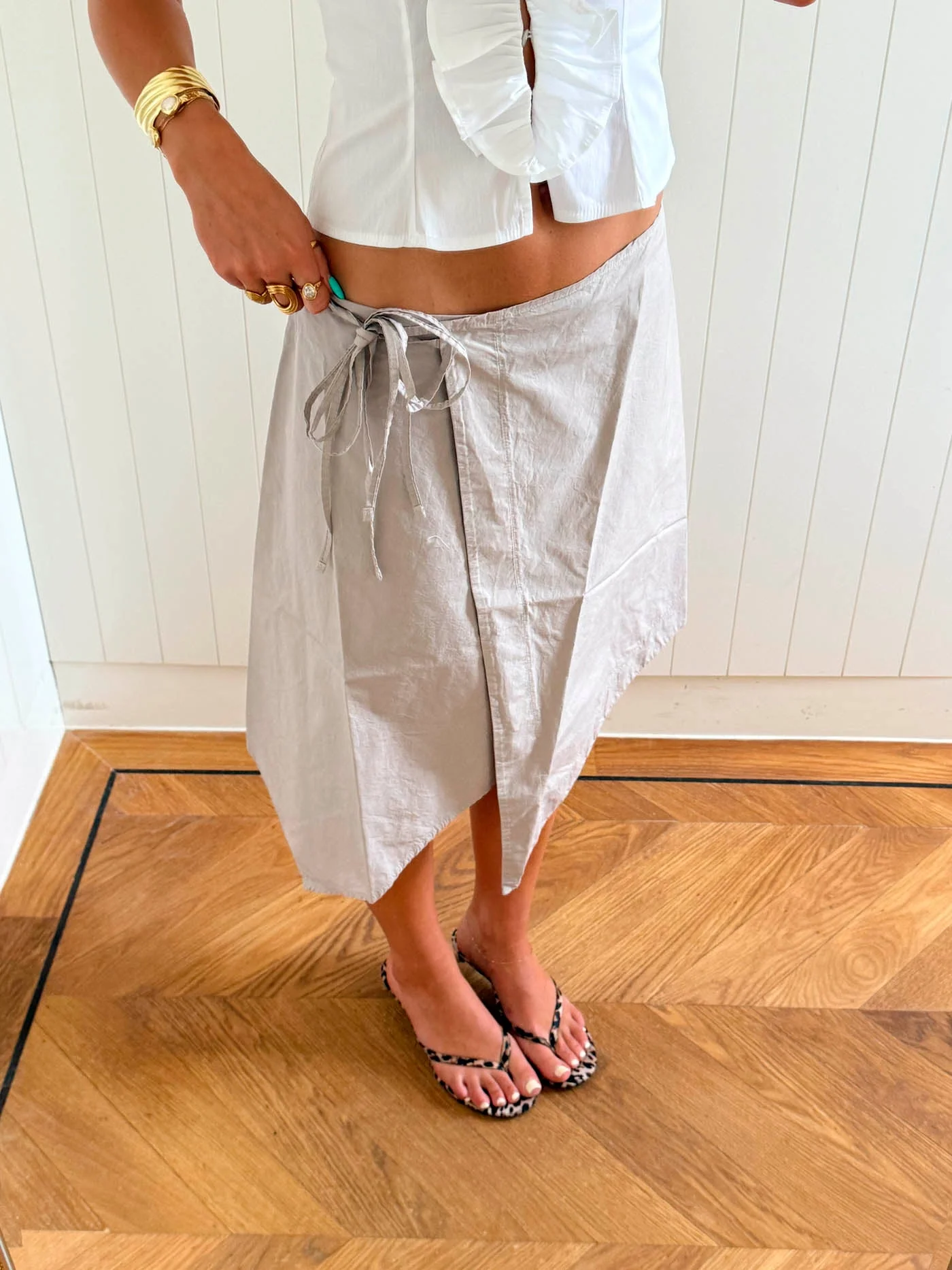 Scandivv wrap skirt - Beige 13 Scandivv wrap skirt - Beige