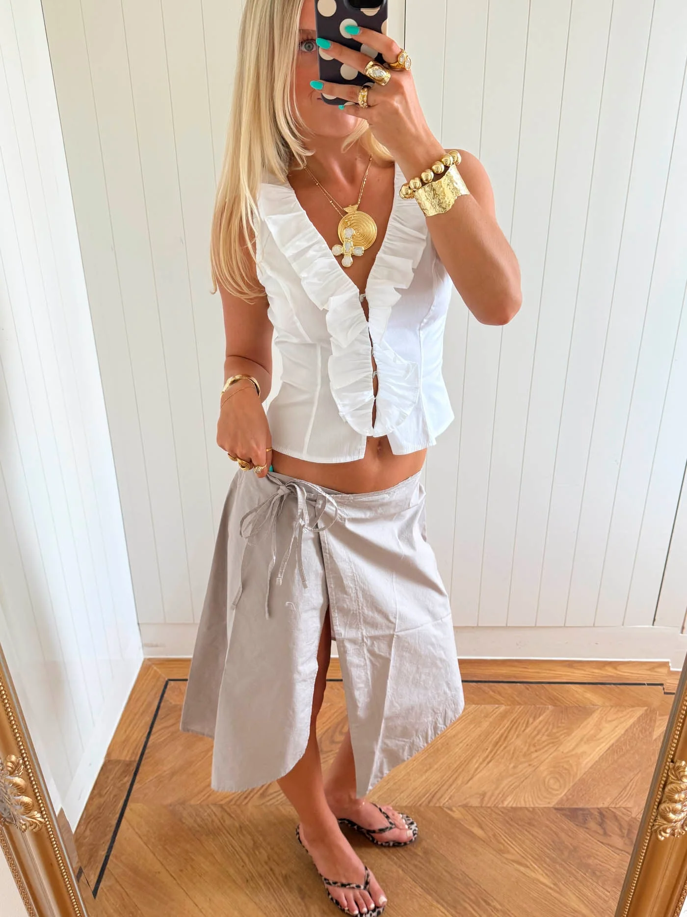 Scandivv wrap skirt - Beige 22 Scandivv wrap skirt - Beige