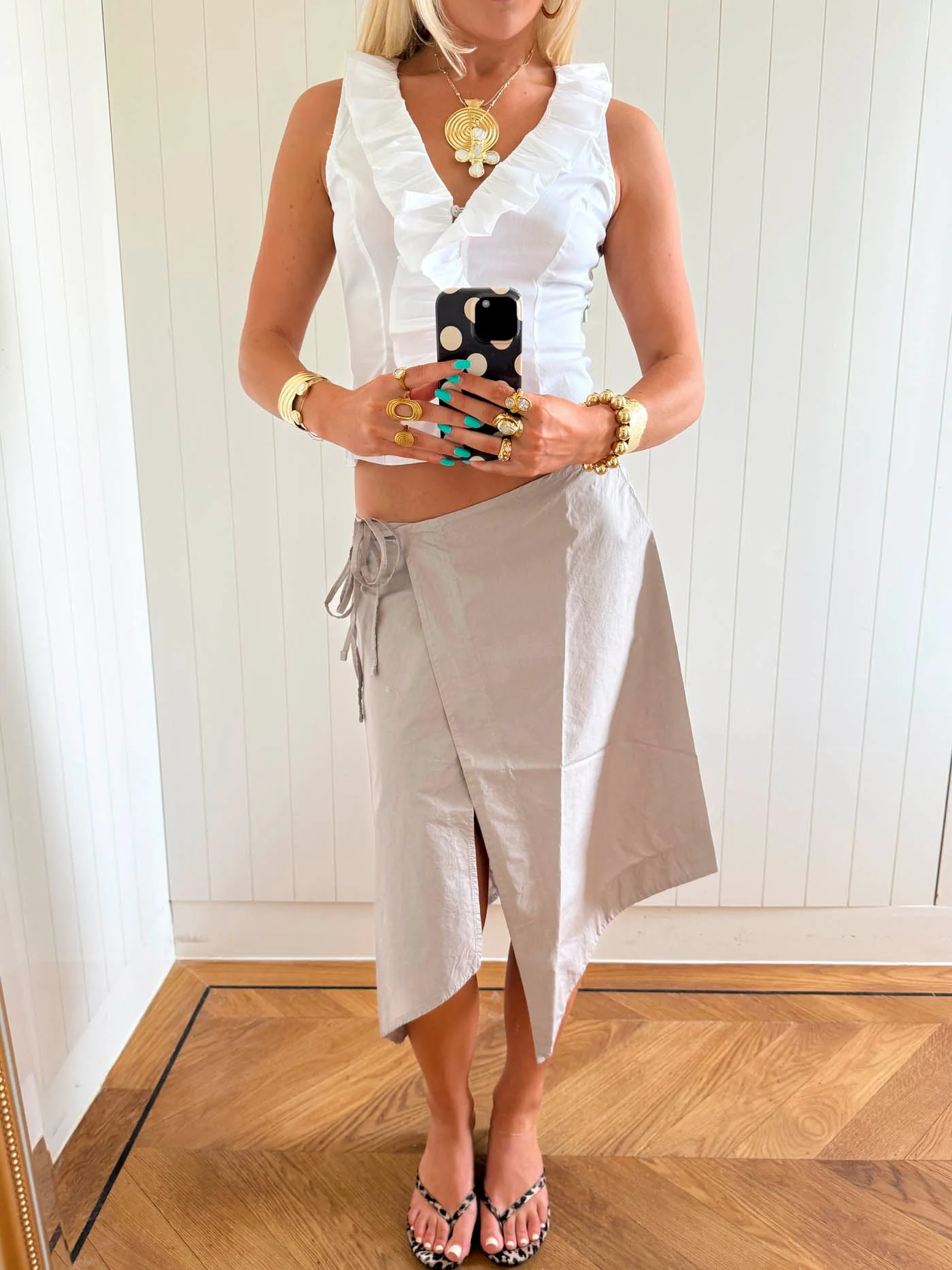 Scandivv wrap skirt - Beige 23 Scandivv wrap skirt - Beige