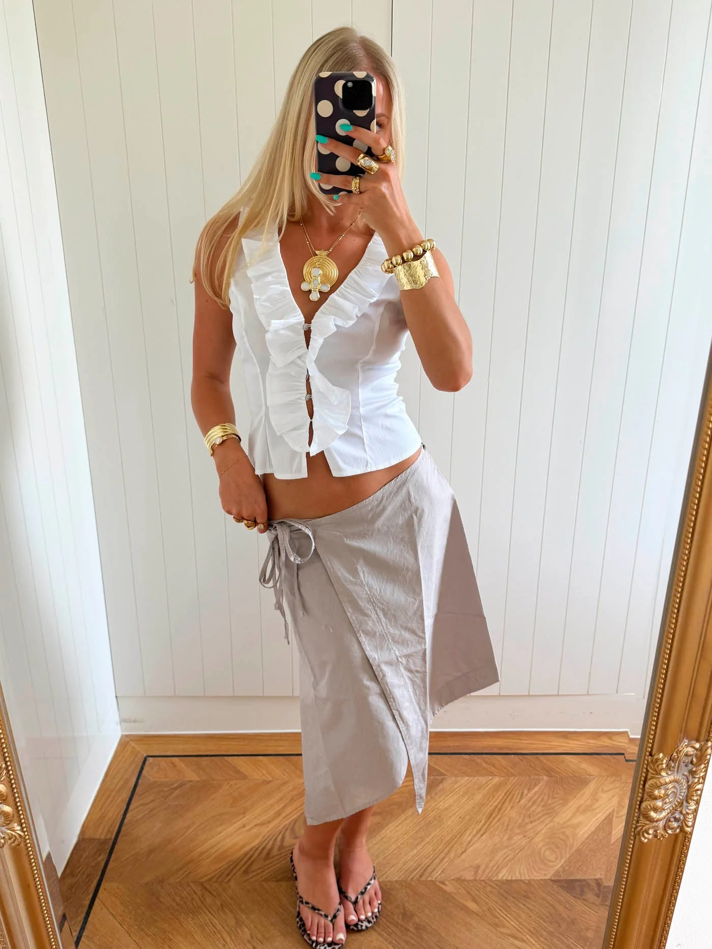 Scandivv wrap skirt - Beige 5 Scandivv wrap skirt - Beige