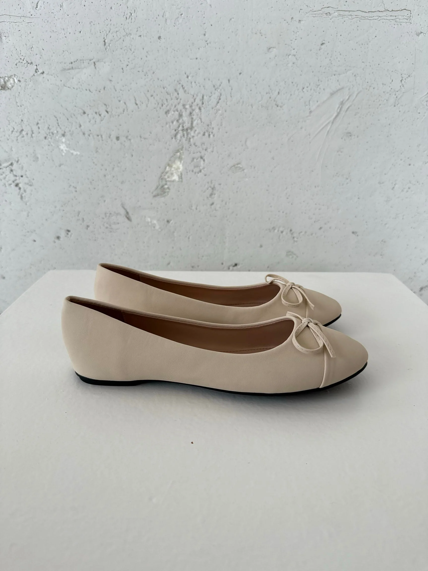 Segovia ballet flats with a bow - Off-white 4 Segovia ballet flats with a bow - Off-white