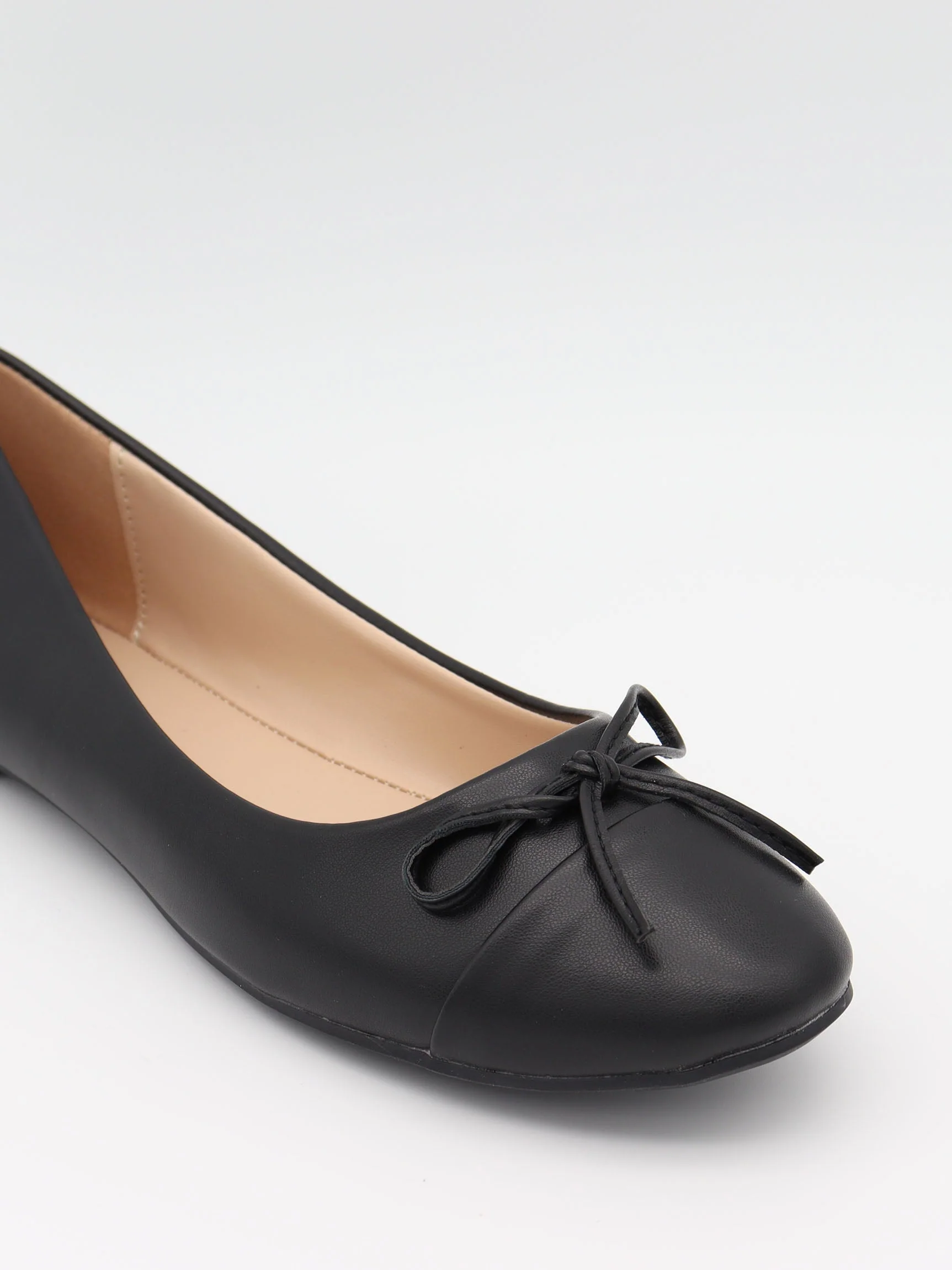 Segovia ballet flats with bow - Black 4 Segovia ballet flats with bow - Black