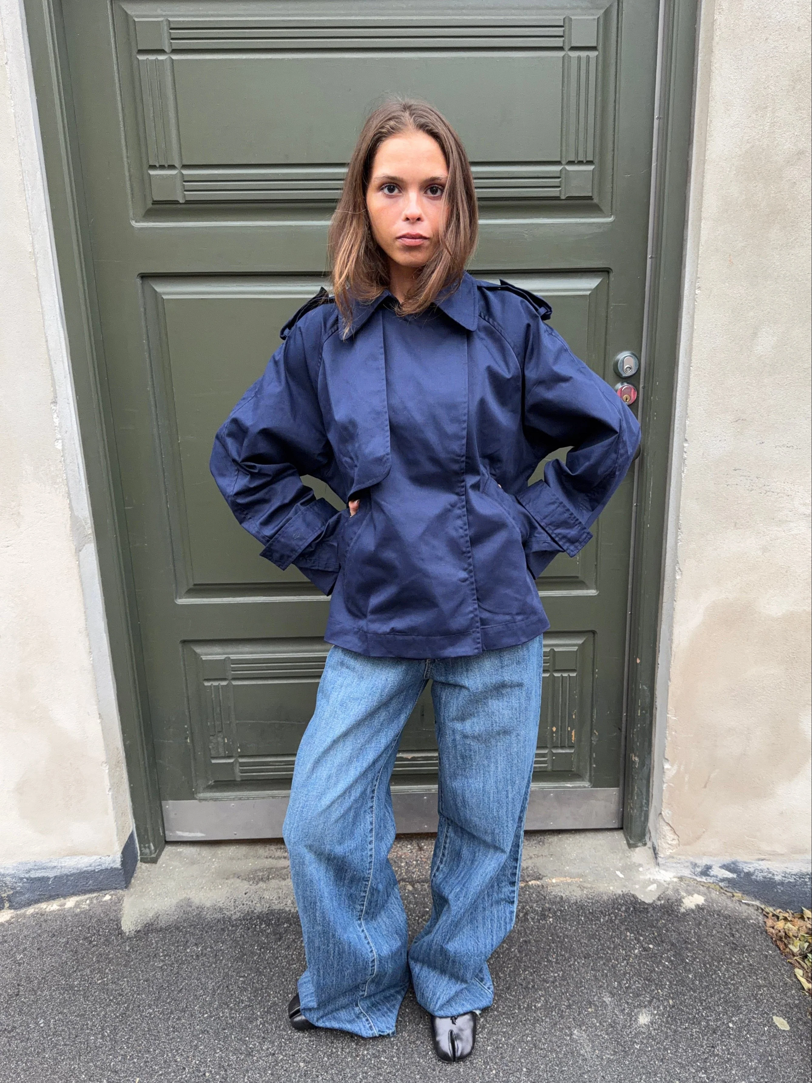 Tenny short trenchcoat - Navy