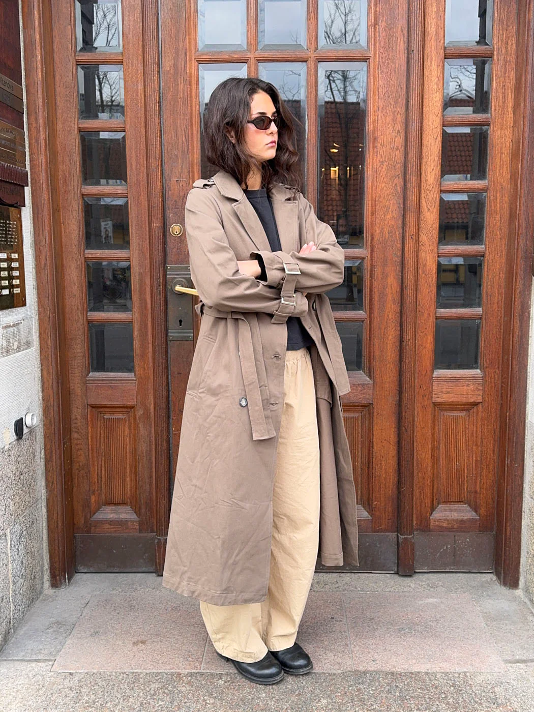 Bitta trench coat - Brown 3 Bitta trench coat - Brown