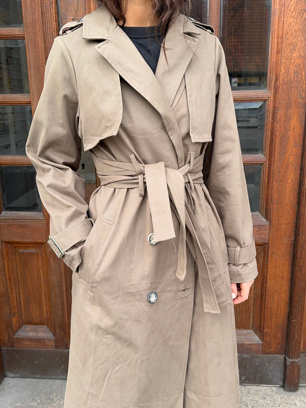 Bitta trench coat - Brown 4 Bitta trench coat - Brown