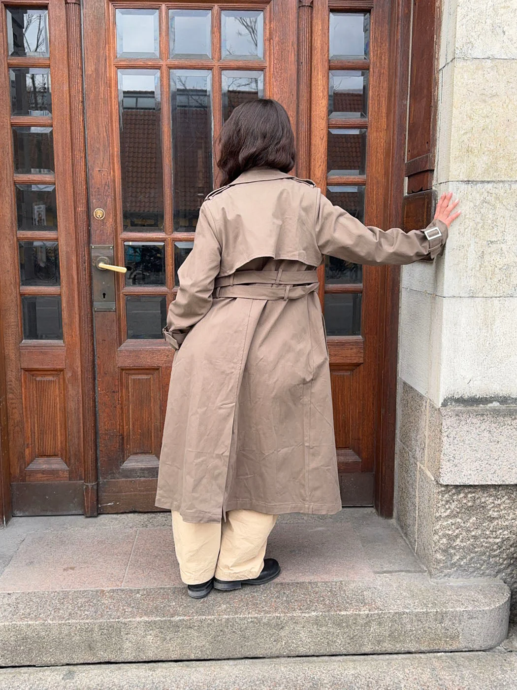 Bitta trench coat - Brown 5 Bitta trench coat - Brown
