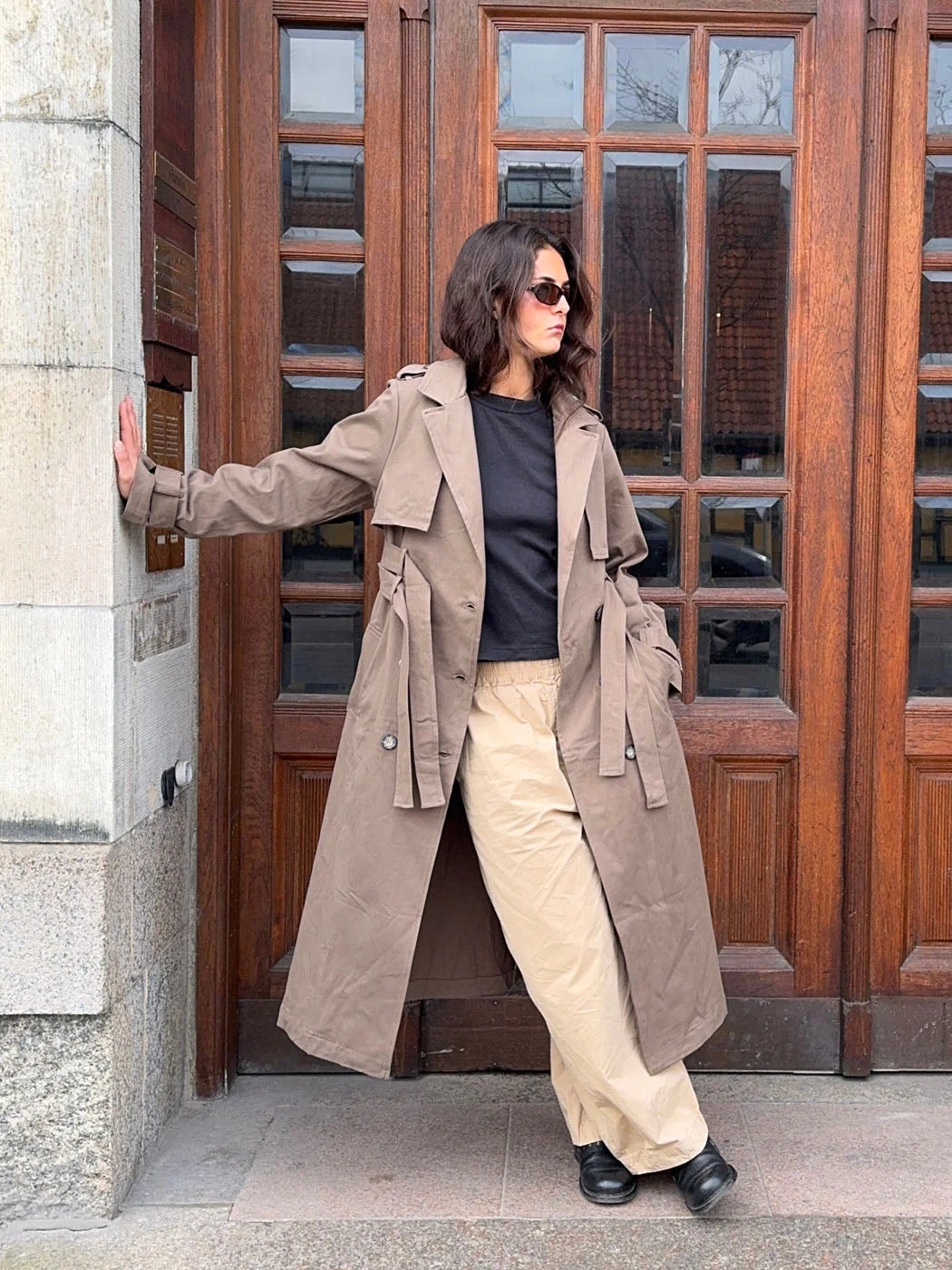 Bitta trench coat - Brown 6 Bitta trench coat - Brown