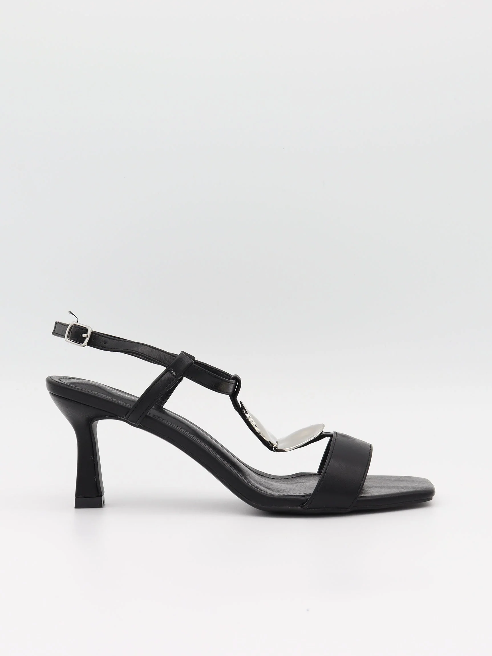 Spania heels with silver details – Black 2 Spania heels with silver details – Black