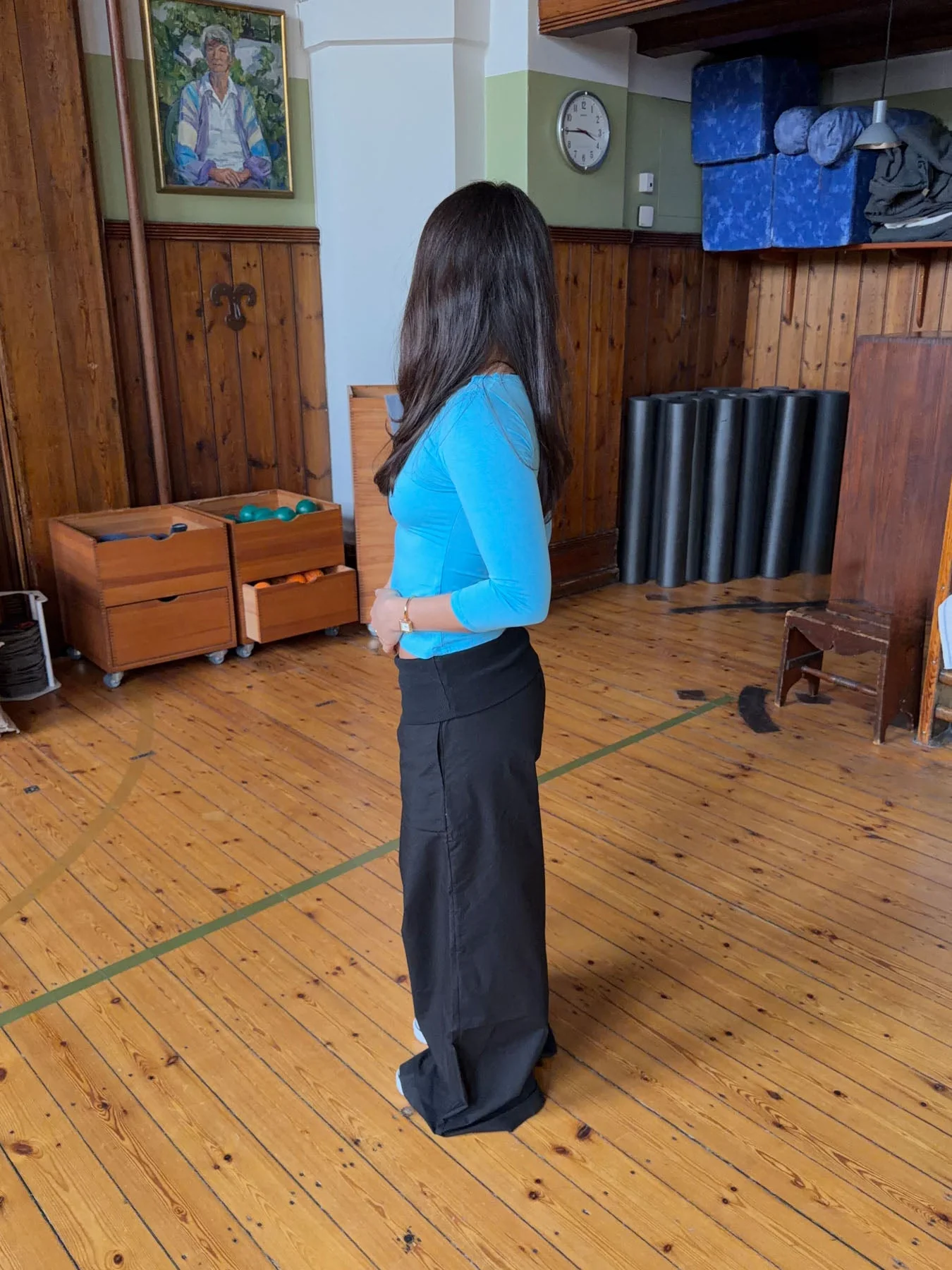 Suza pants with ribbed waist - Black 8 Suza pants with ribbed waist - Black