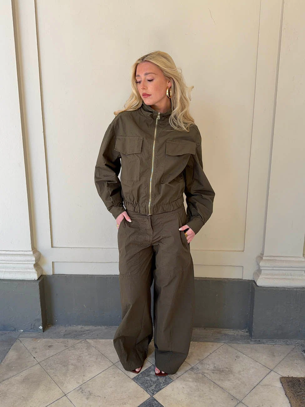 Takinnia cargo jacket - Khaki 11 Takinnia cargo jacket - Khaki