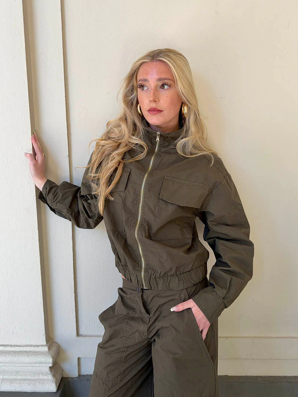 Takinnia cargo jacket - Khaki 8 Takinnia cargo jacket - Khaki