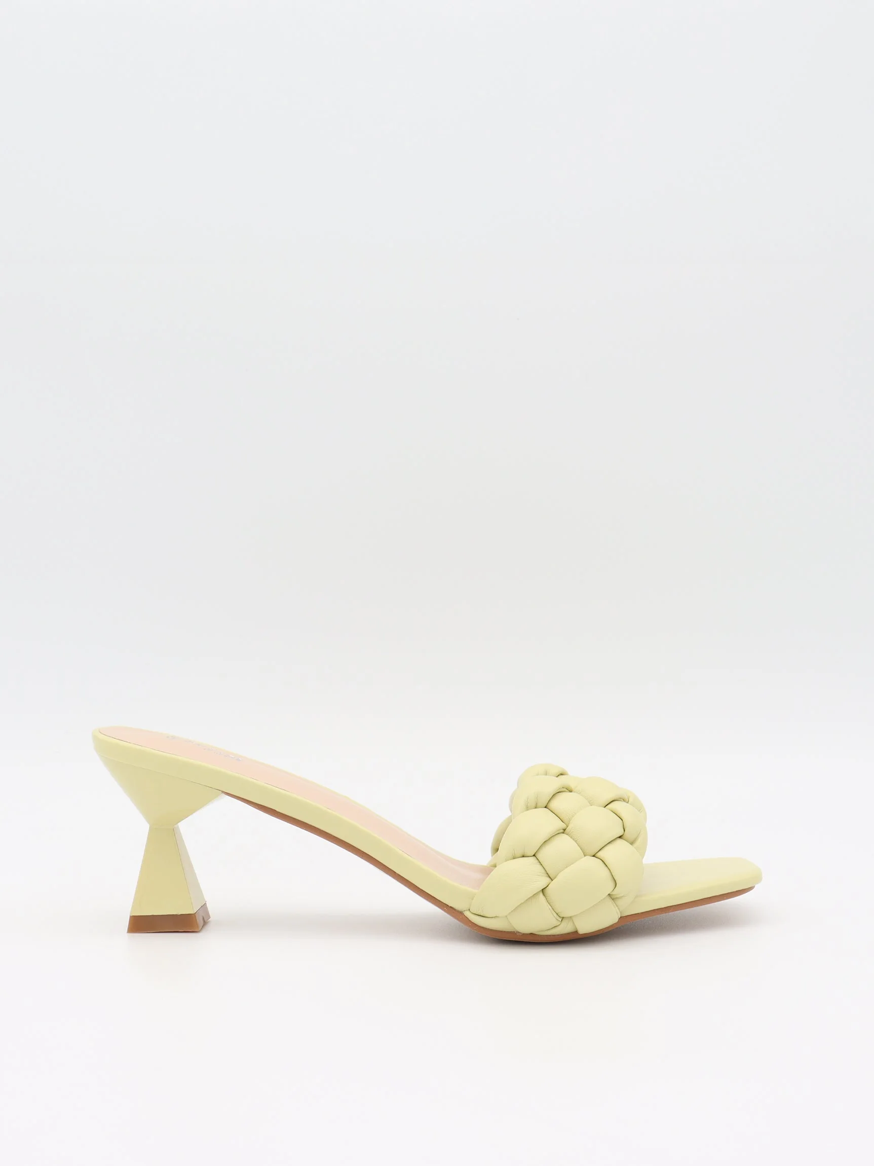 Yasmin woven mules – Light Yellow 2 Yasmin woven mules – Light Yellow