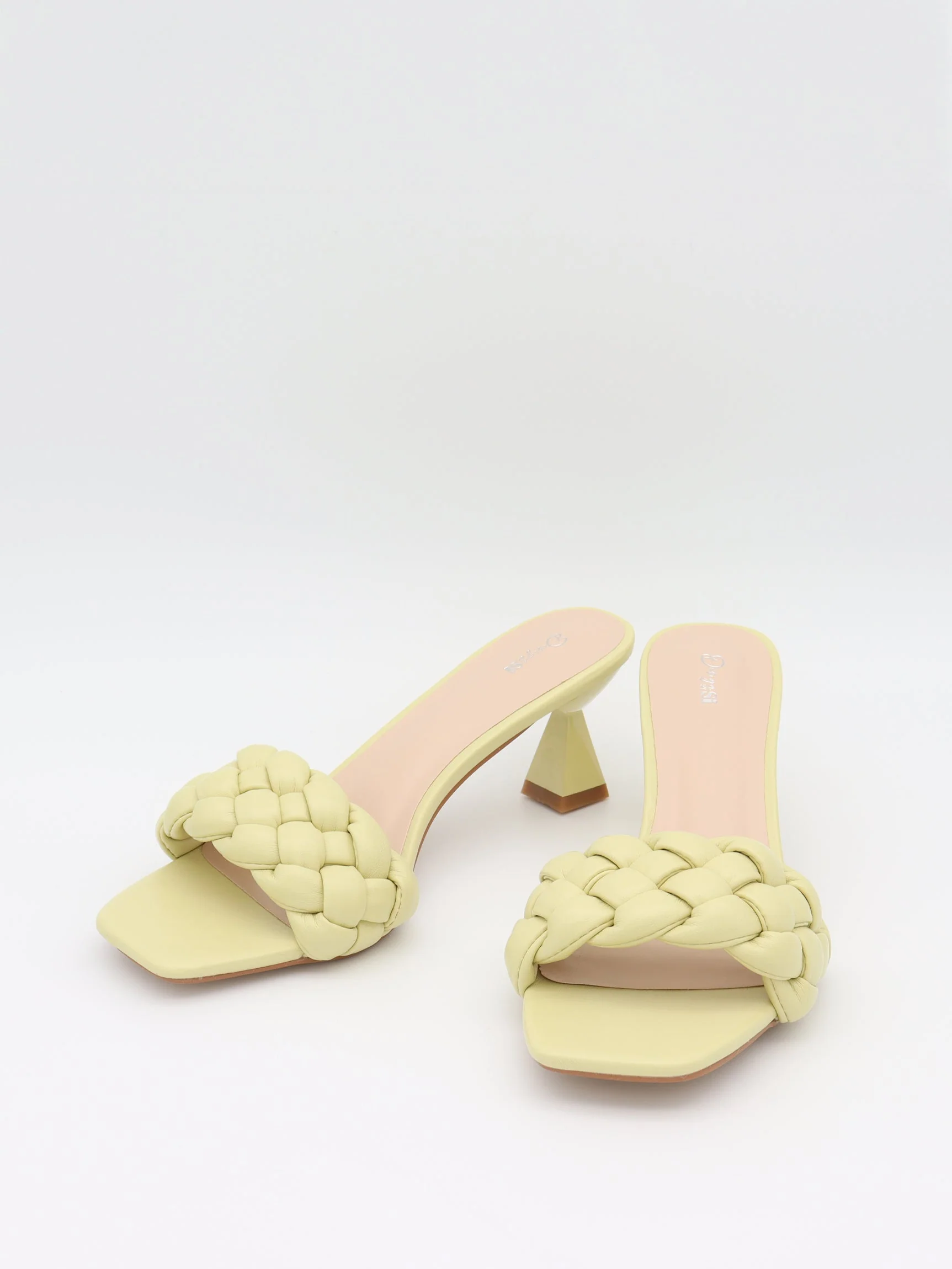Yasmin woven mules – Light Yellow 5 Yasmin woven mules – Light Yellow