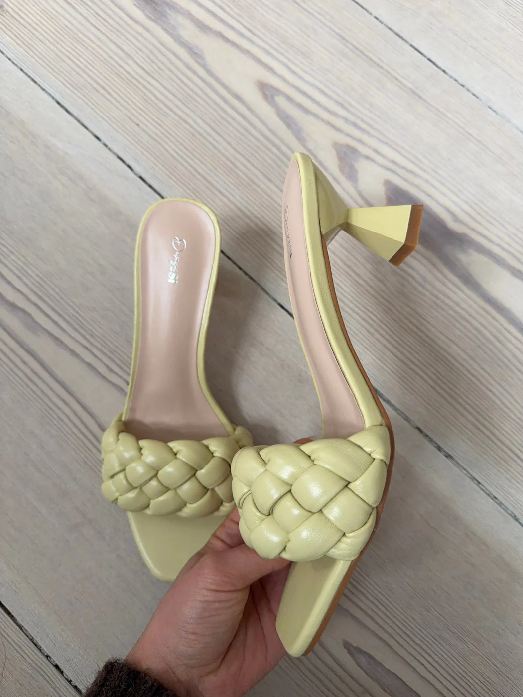 Yasmin woven mules – Light Yellow 7 Yasmin woven mules – Light Yellow